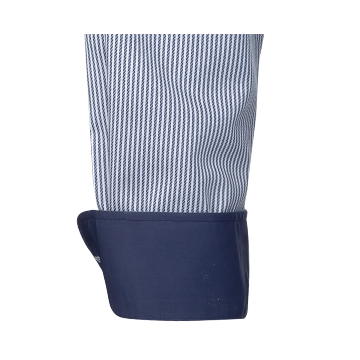 Camicia Pisa New Kent Regular Fit blu scuro e bianca con strisce da infermiera