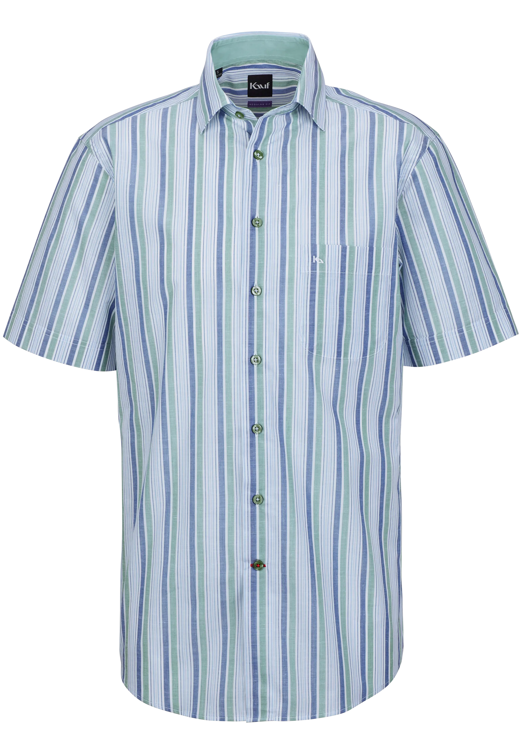 Bari Kent Kurzarm regular fit mit Kontrast