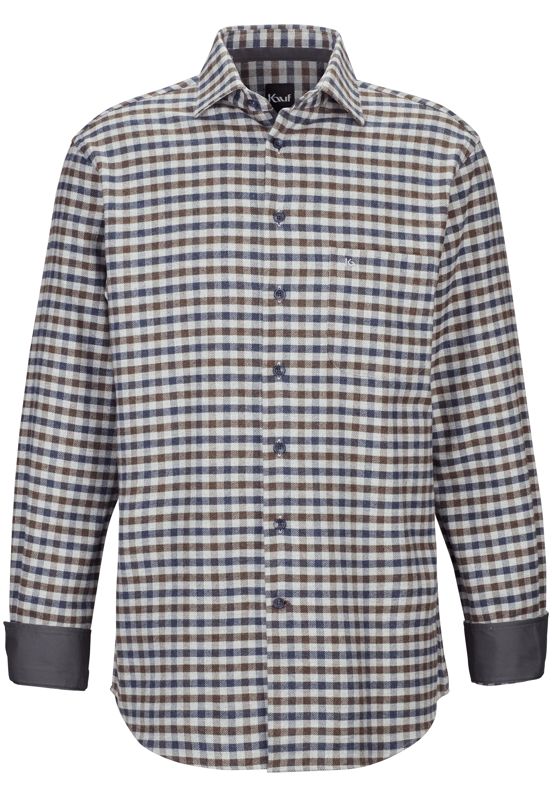 flanellhemd blau kariert
