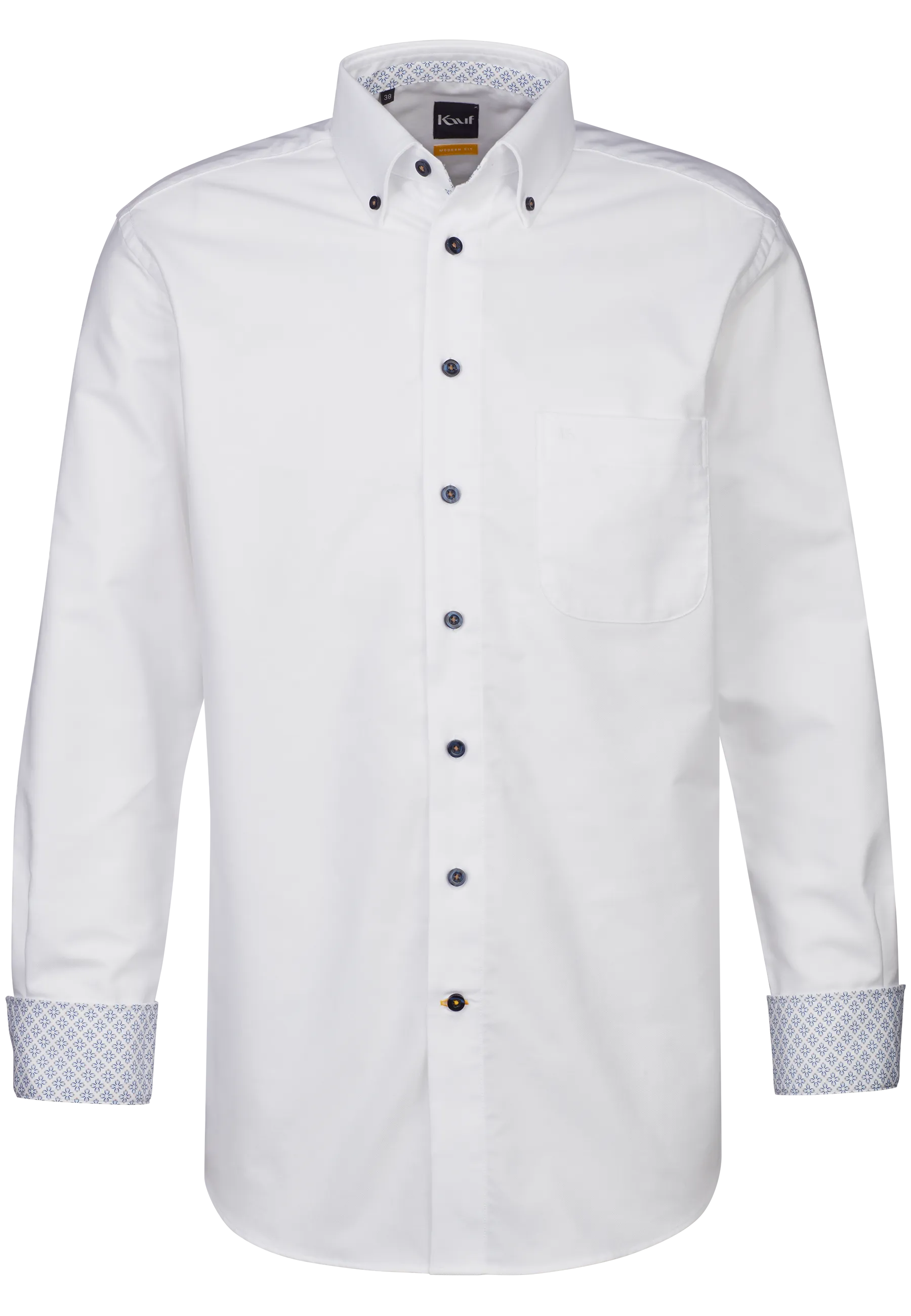 herren hemd button down kragen