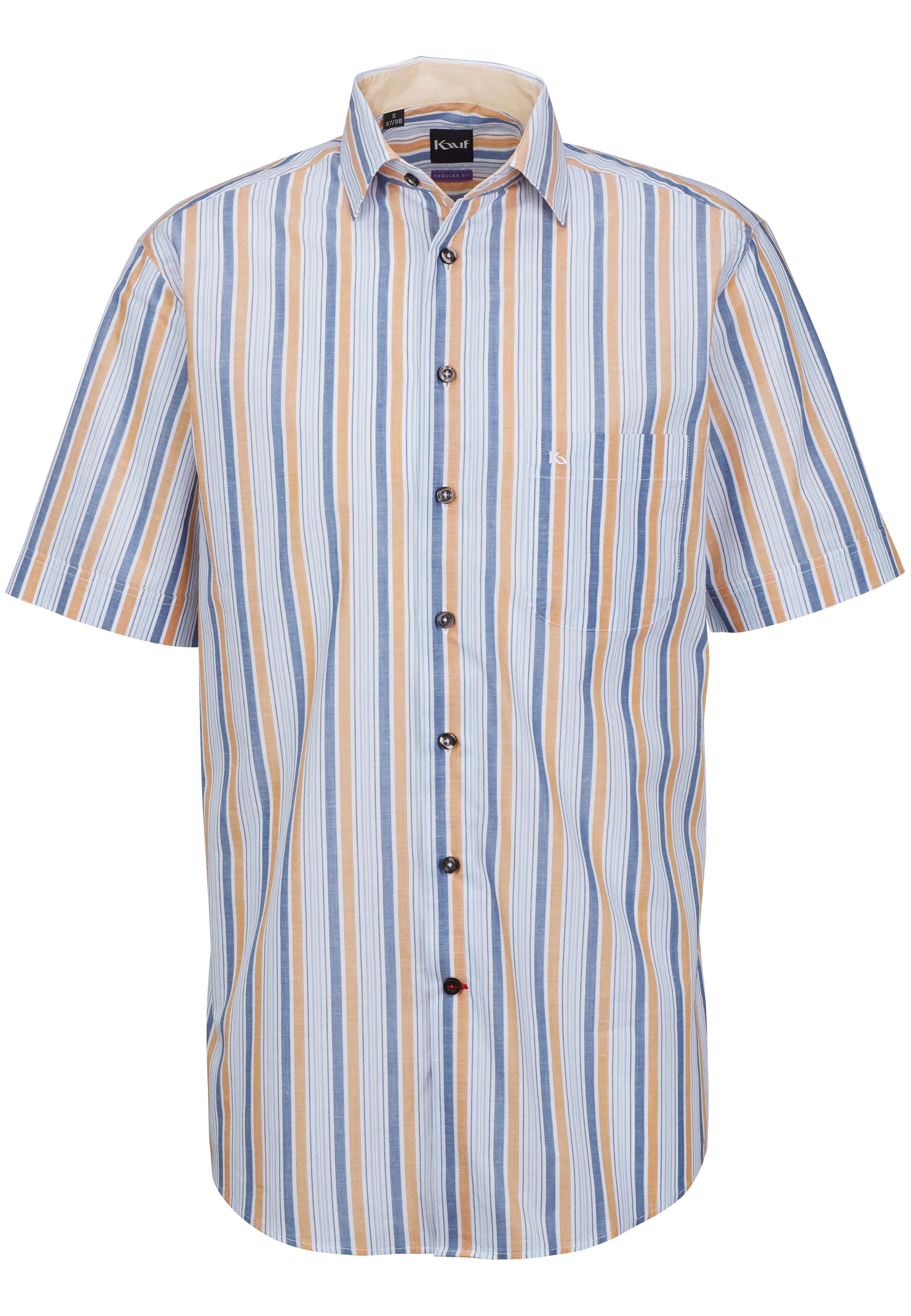 Bari Kent Kurzarm regular fit mit Kontrast