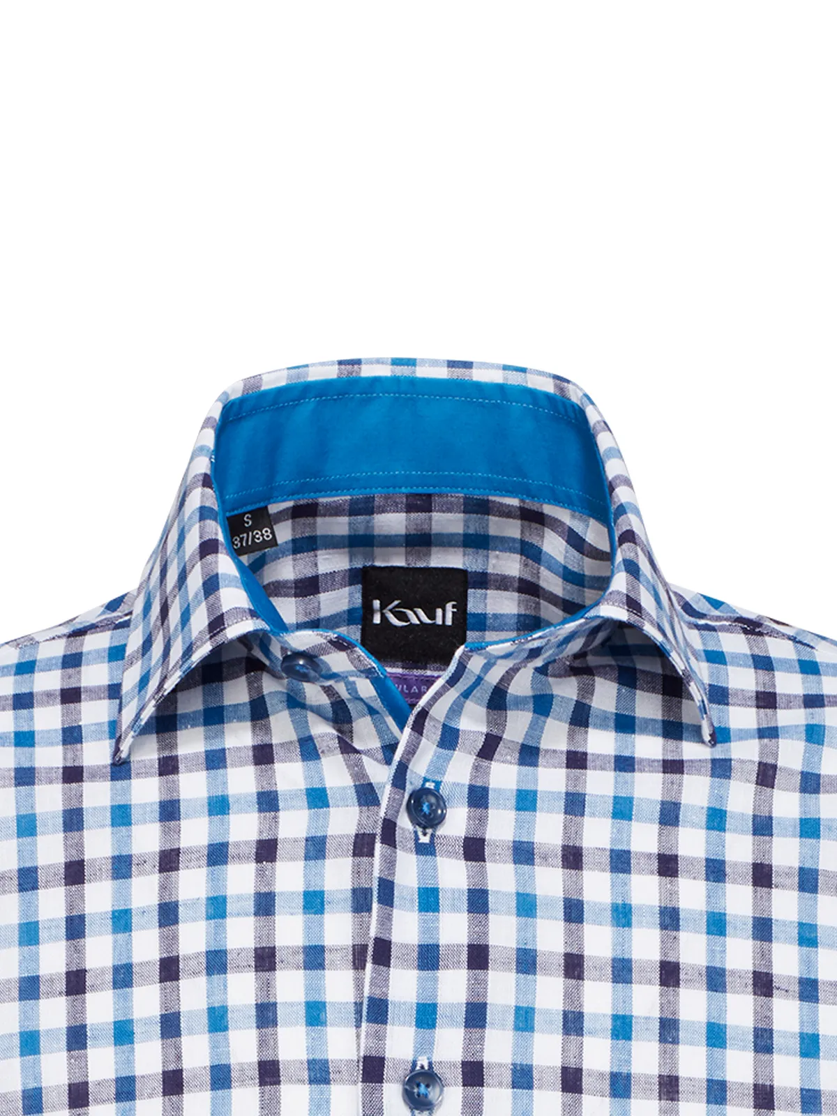 Verona Button Down Kurzarm mit Kontrast