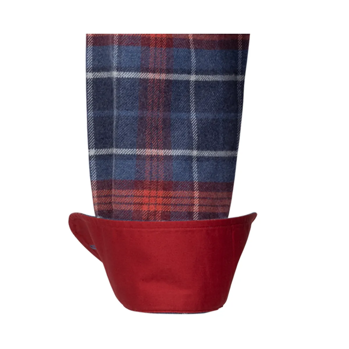 Bari Kent Langarm mit Kontrast in Flanellqualität