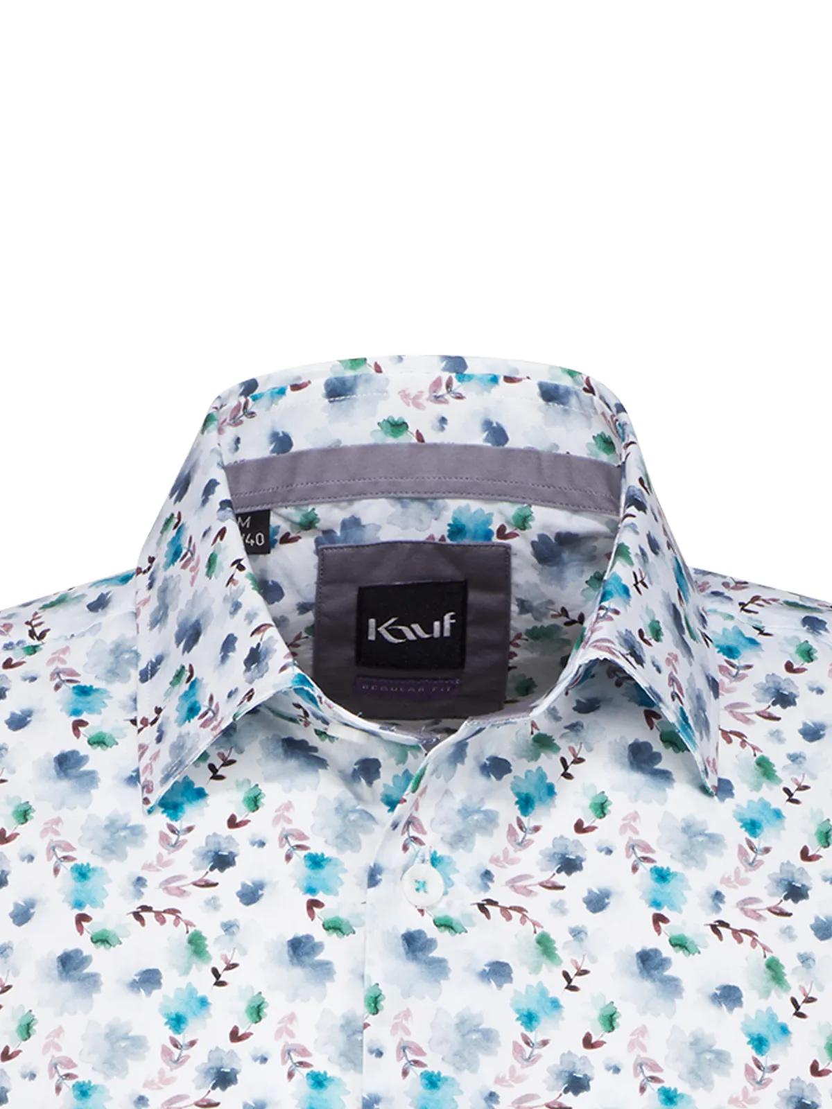 Bari Kent regular Fit Kurzarm mit Kontrast