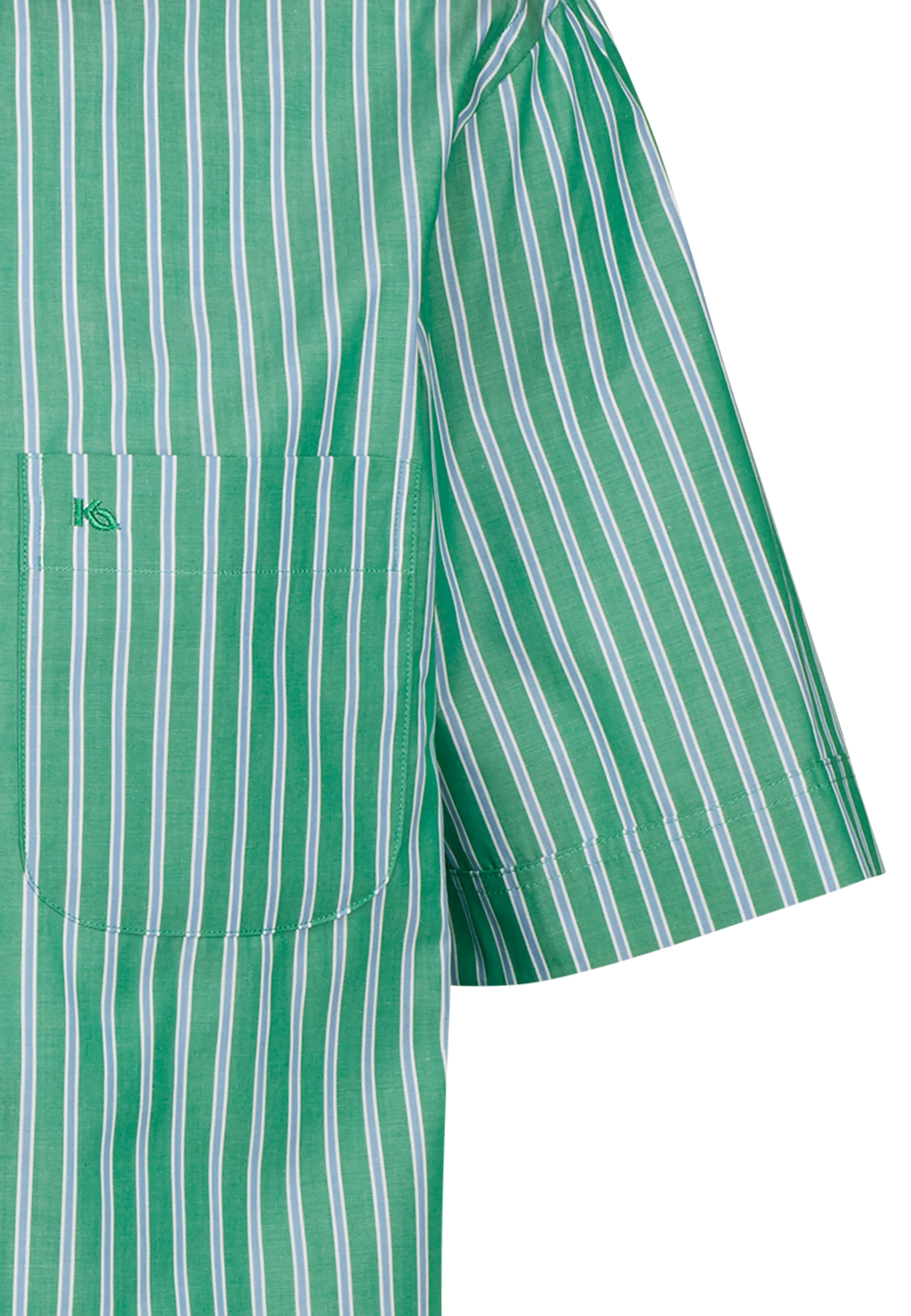 Pisa New Kent Kurzarm regular fit mit Kontrast