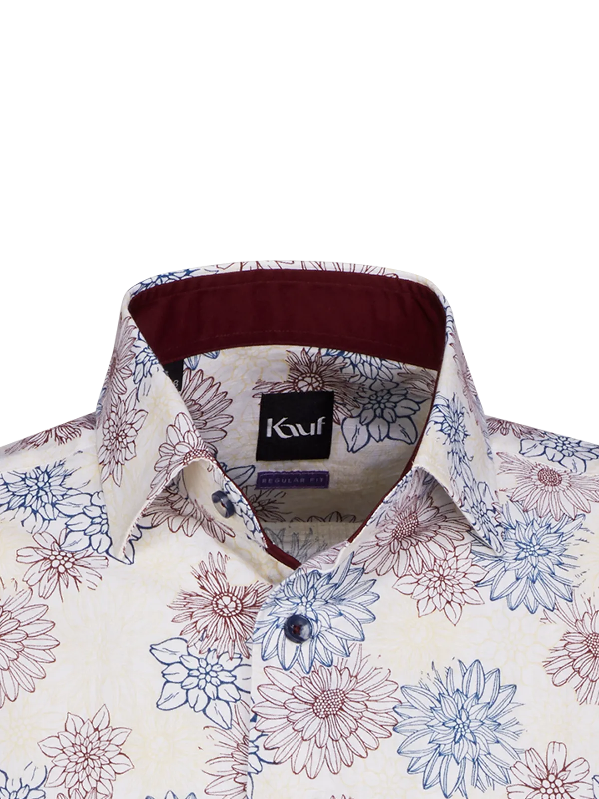Bari Kent Kurzarm regular fit mit Kontrast