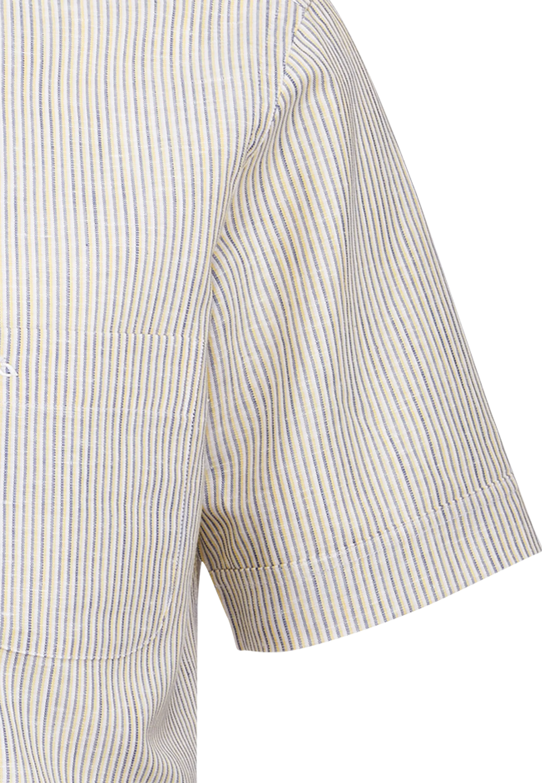 Bari Kent Kurzarm regular fit mit Leinen