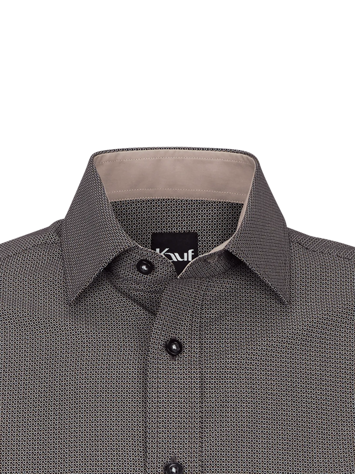Pisa New Kent Langarm regular fit schwarz mit Kontrast