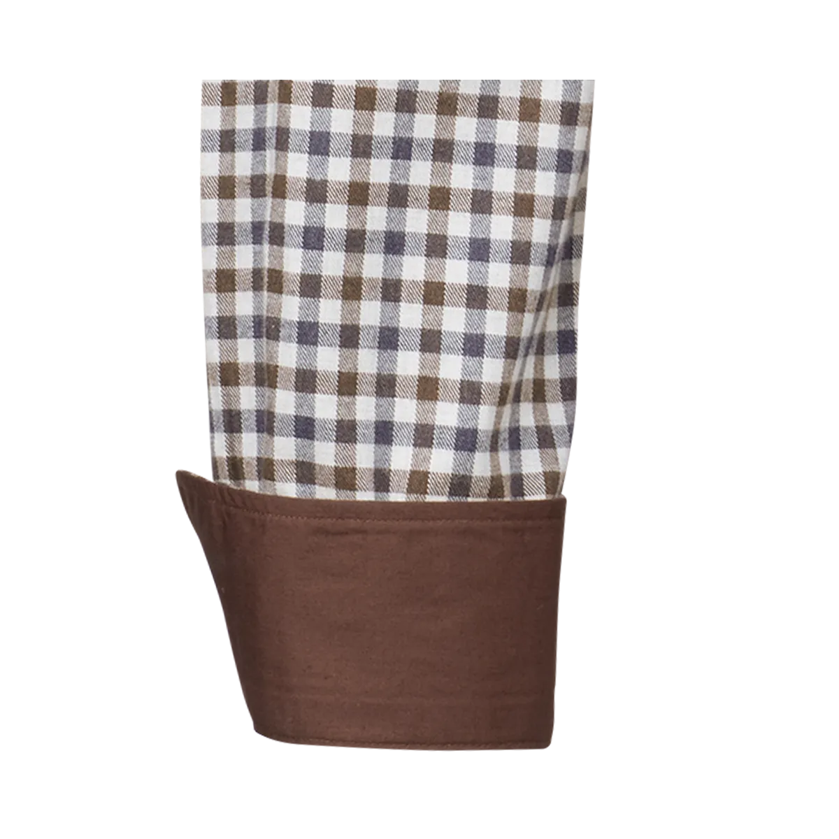 Bari Kent manica lunga regular fit con contrasto