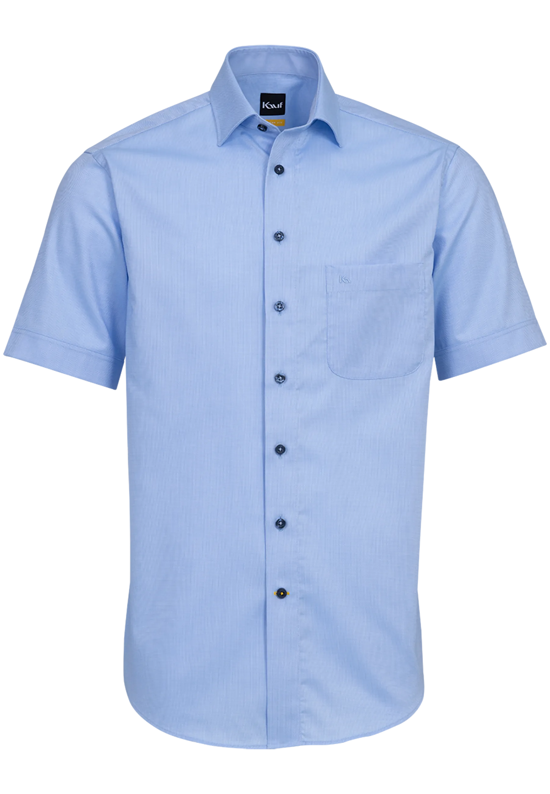 Blaues Kurzarmhemd Herren
