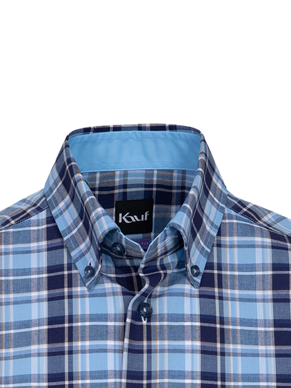 Bari Button Down Kurzarm mit Kontrast