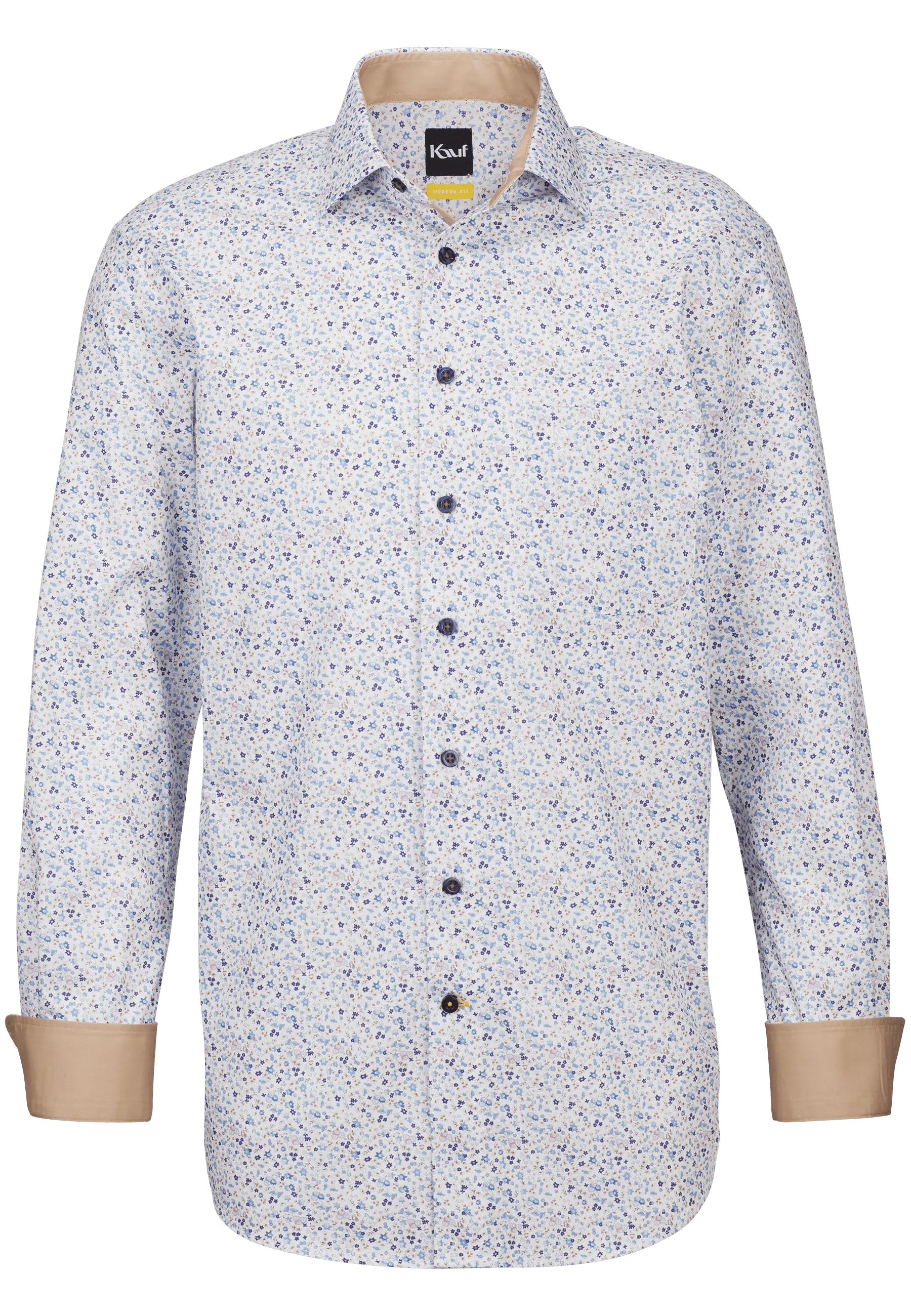 weisses hemd mit blumen