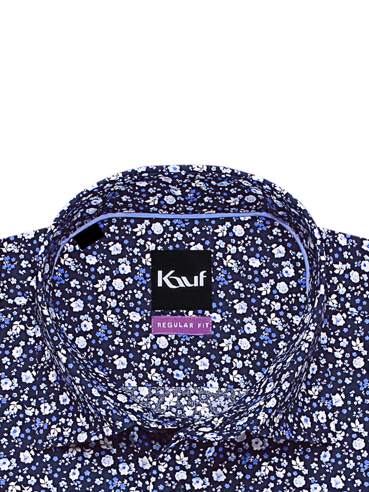 Kauf Hemd mit Blumenmuster Herren Bari Kent Kragen Hemd mit Blumenmuster Herren Bari Kent Kragen