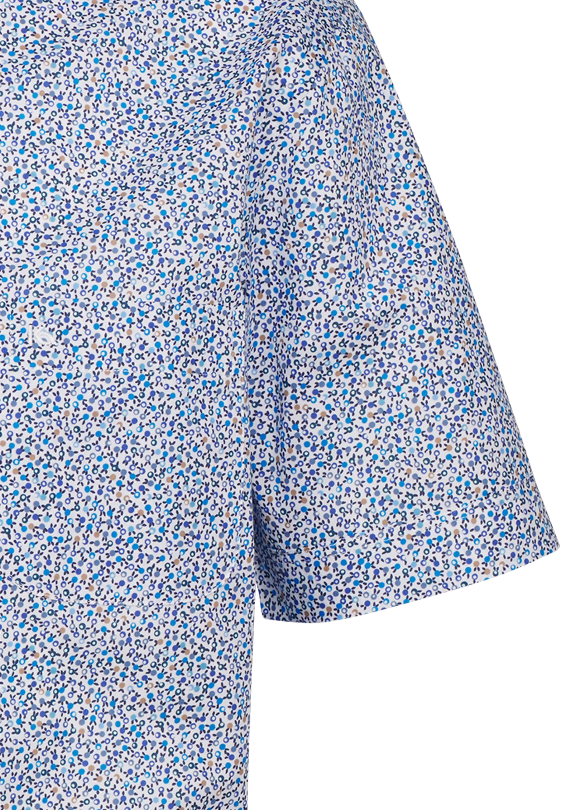 Firenze New Kent Kurzarm modern fit mit Kontrast