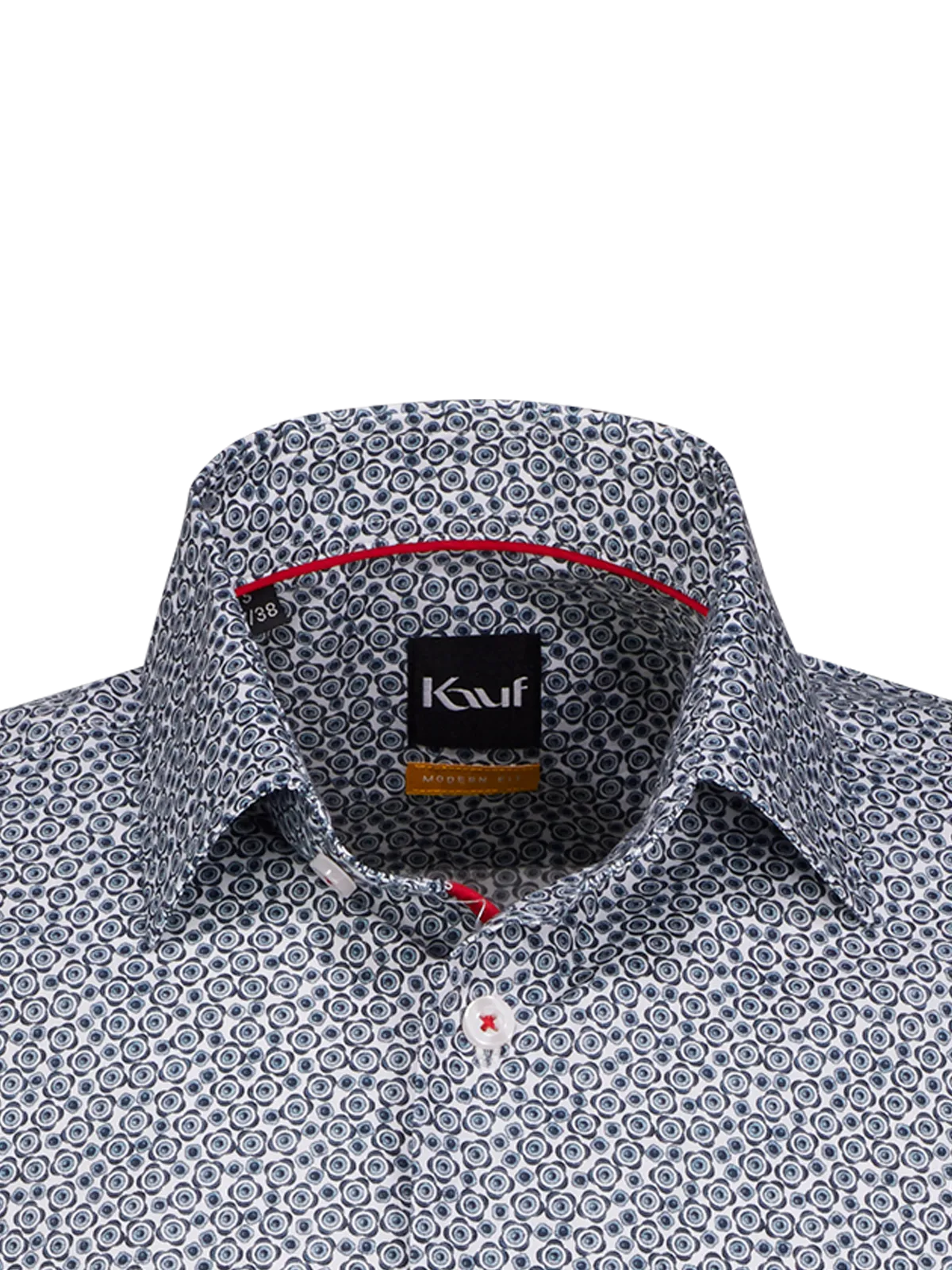 Verona Kent Kurzarm modern fit mit Kontrast