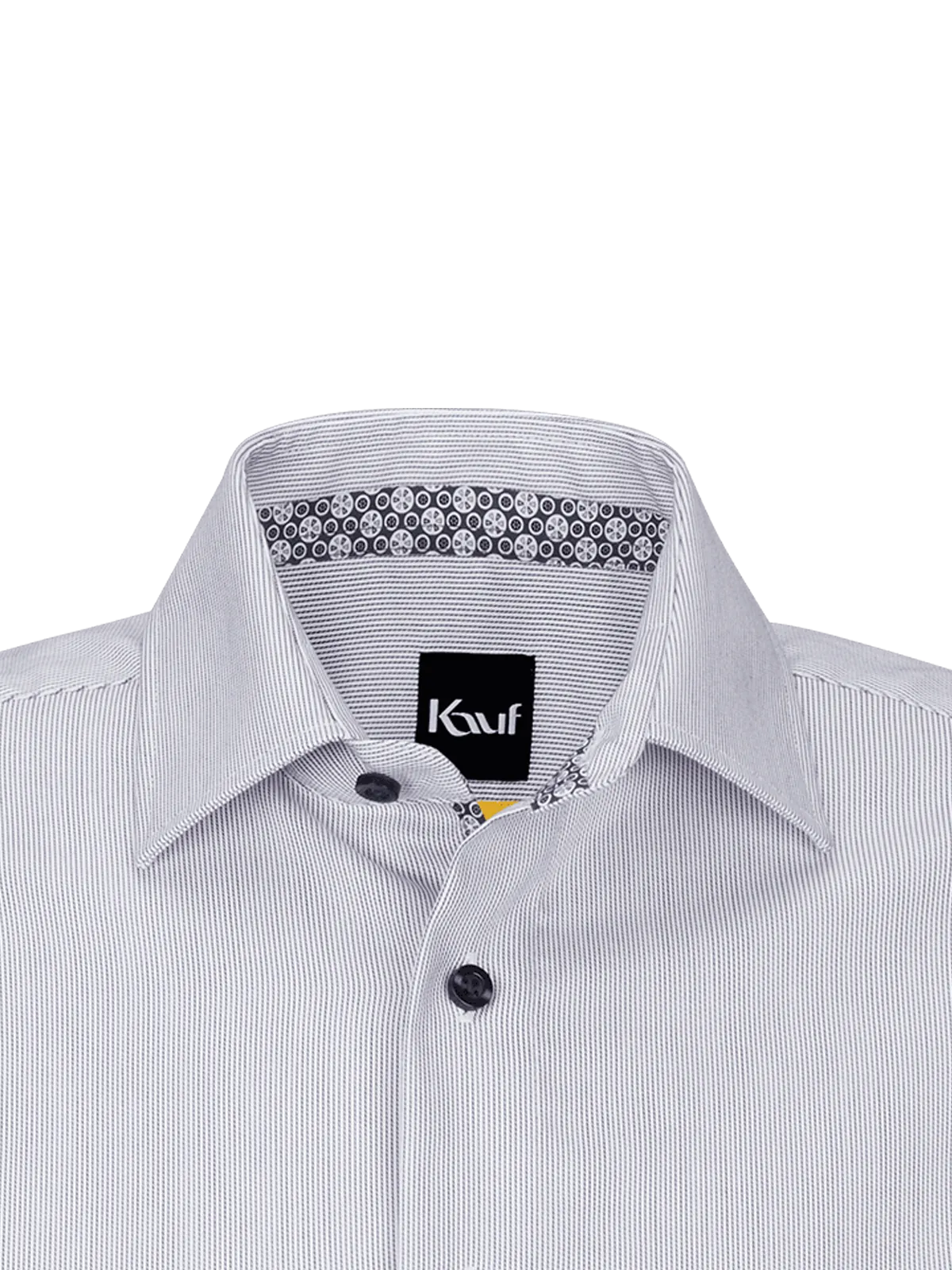 Firenze New Kent Langarm modern fit hellblau mit Kontrast