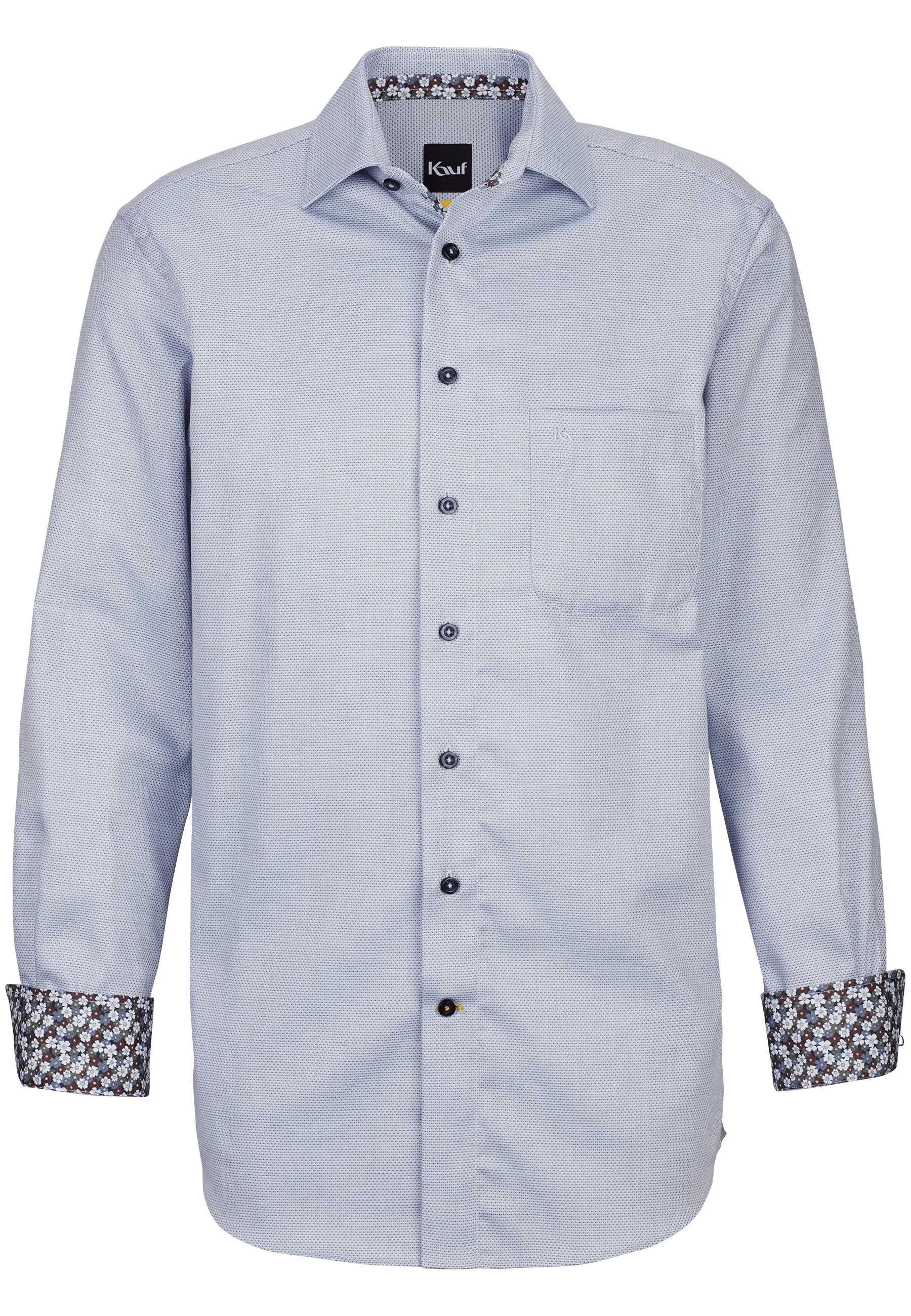 hellblaues baumwollhemd