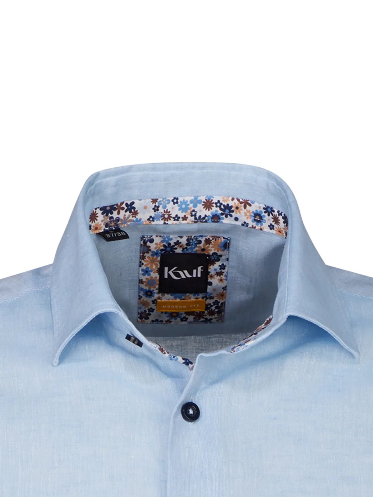 Verona Kent Langarm modern fit mit Kontrast