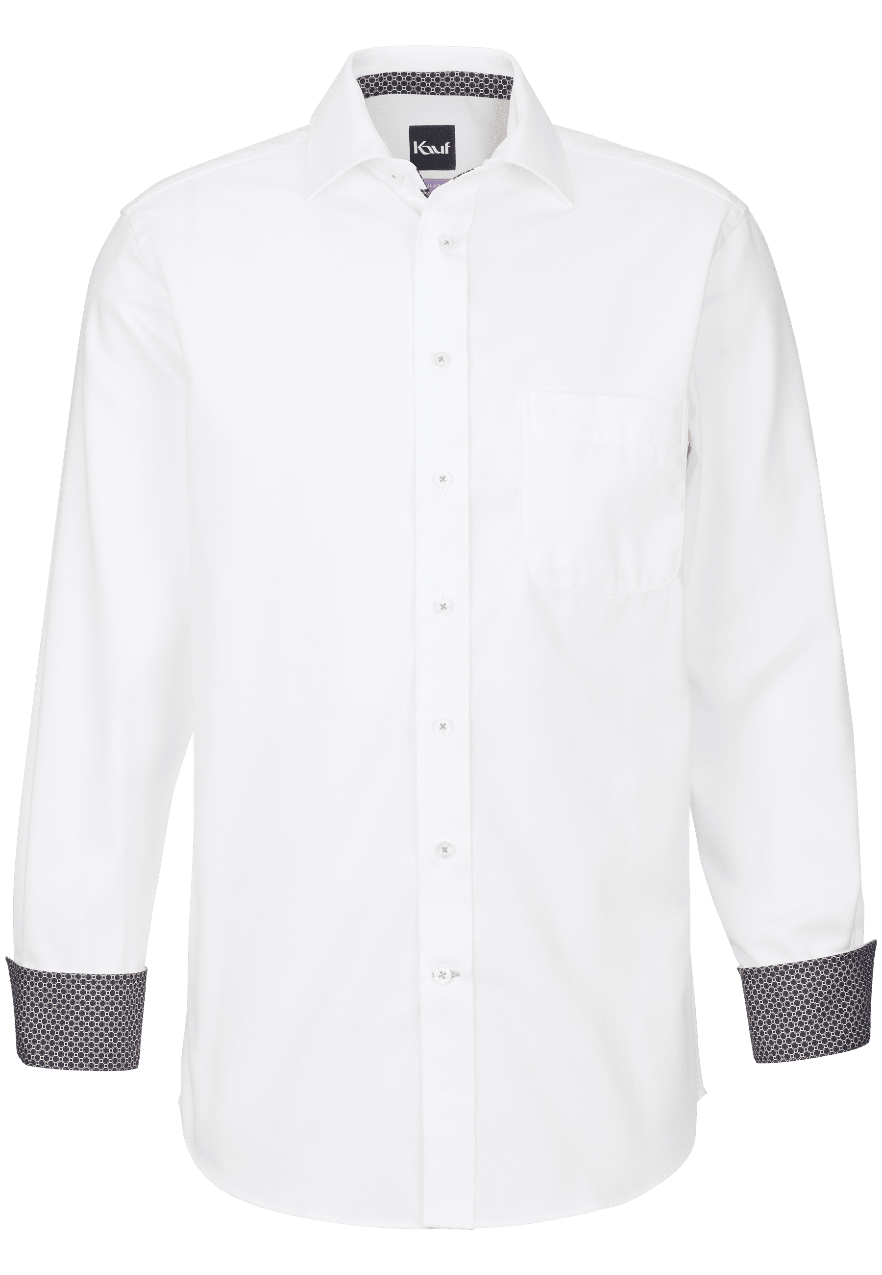 Hemd weiss Langarm Pisa New Kent einfarbig von Kauf