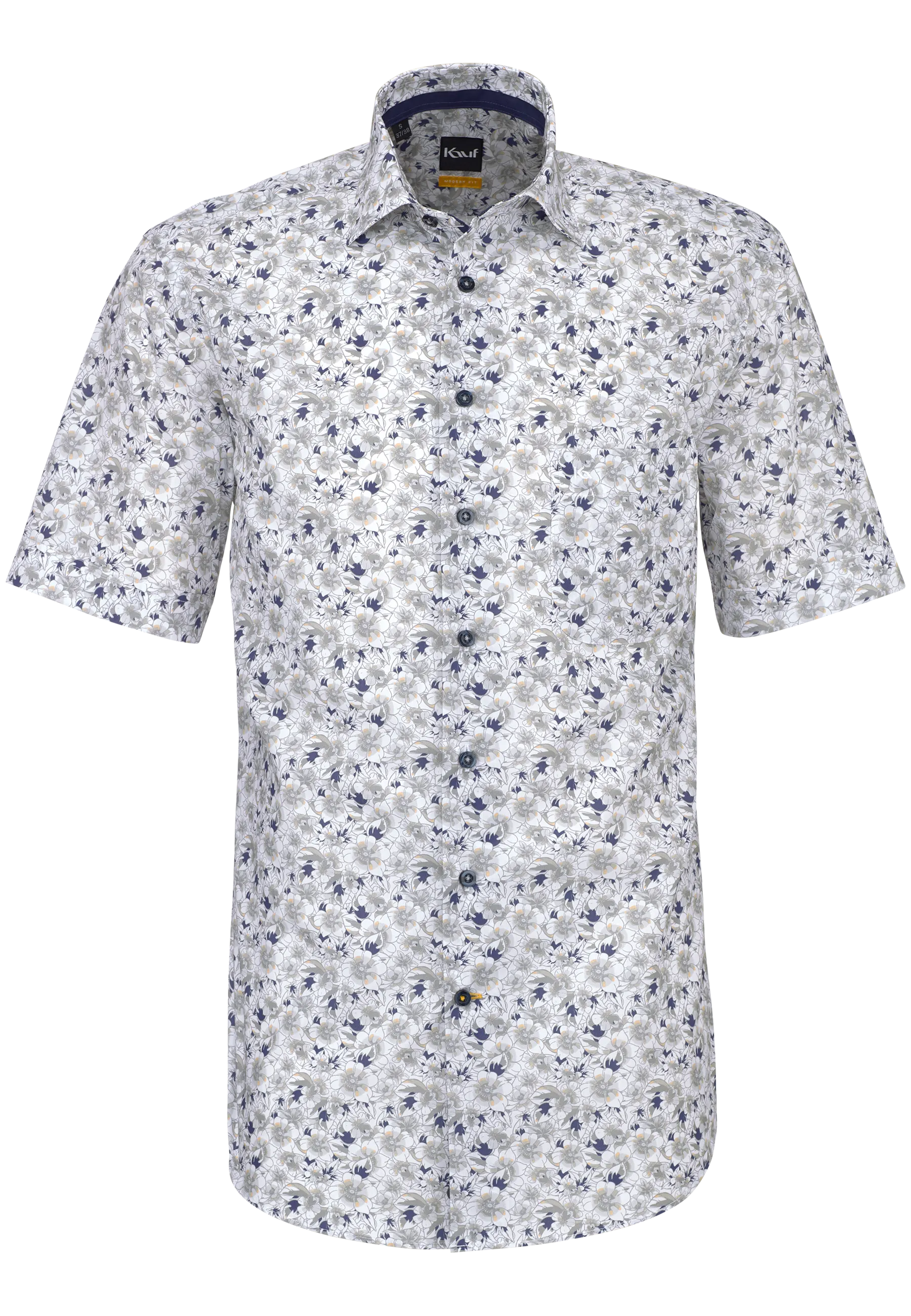 kurzarmhemd blumen herren