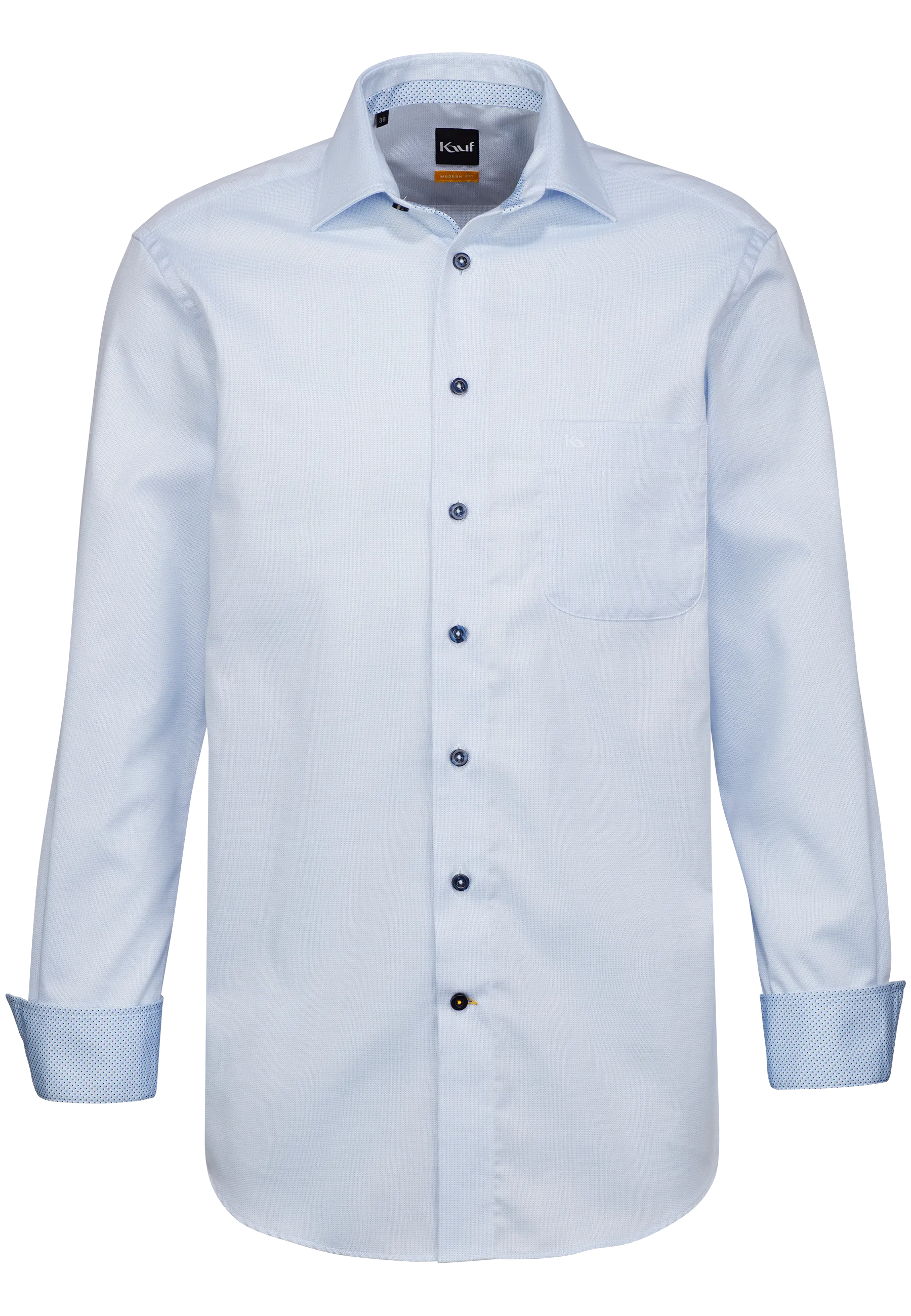 anzug hemd blau