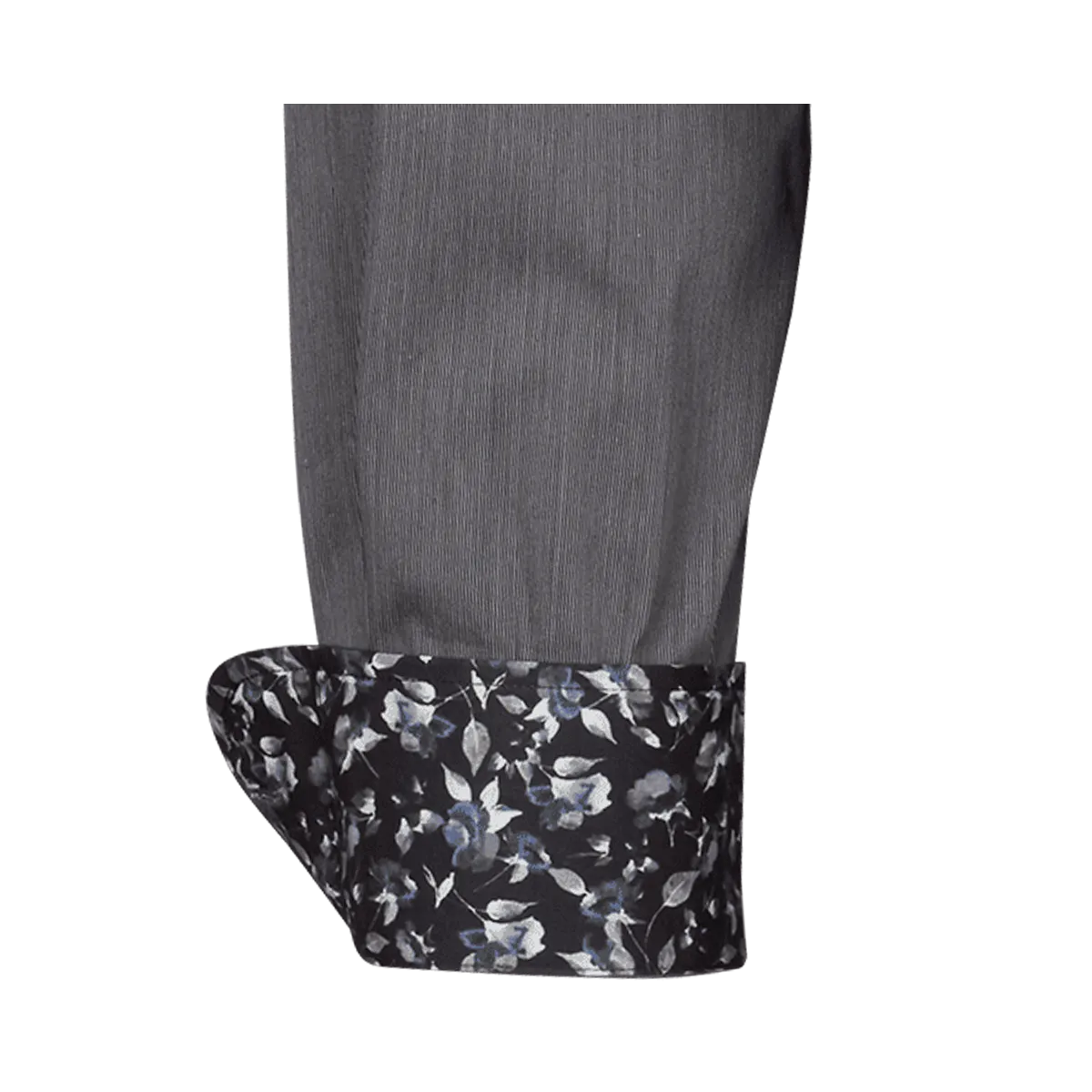 Pisa New Kent Langarm regular fit dunkelgrau mit Kontrast