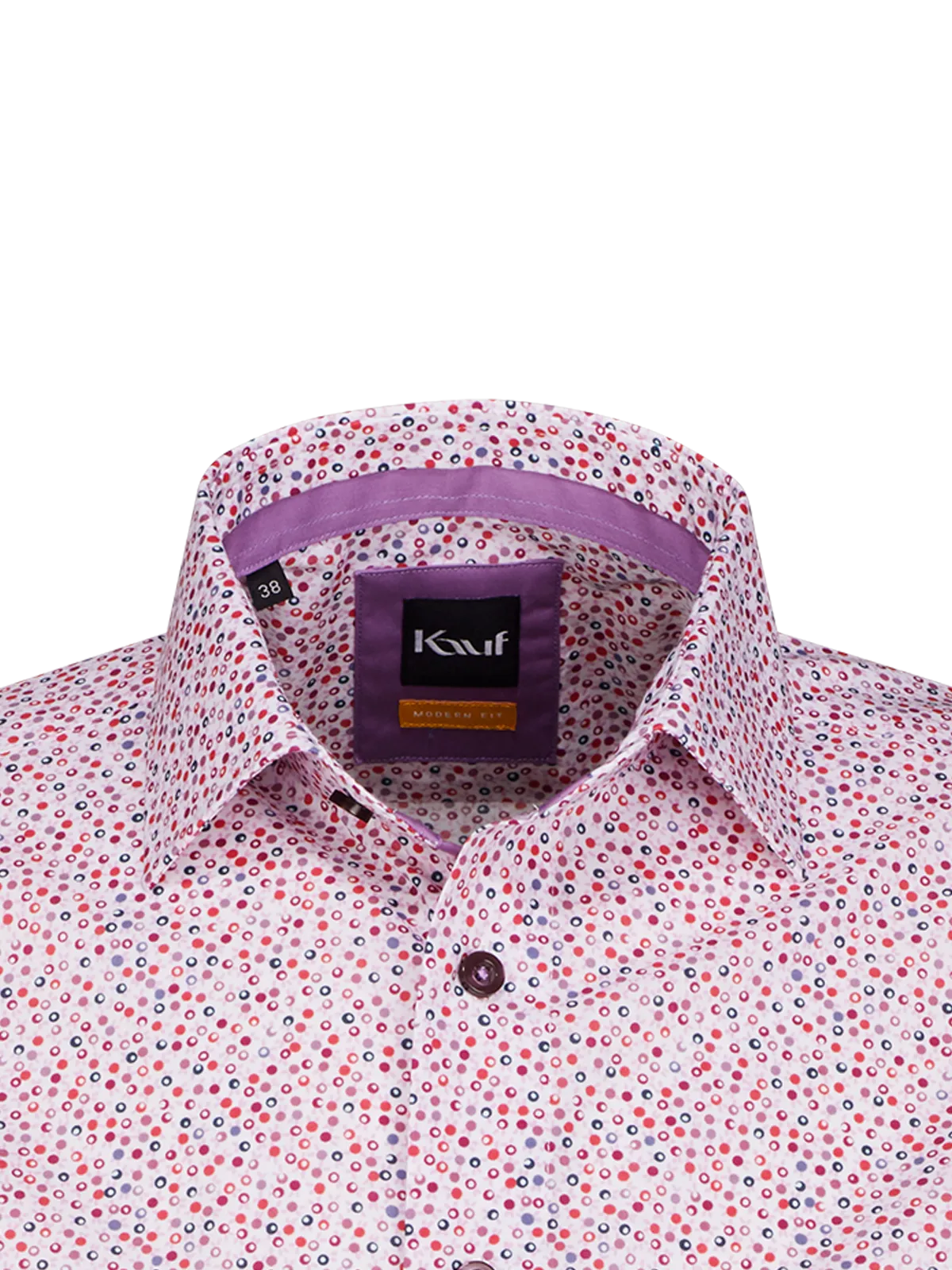 Firenze New Kent Kurzarm modern fit mit Kontrast