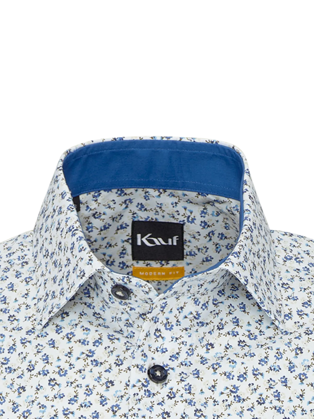 Firenze New Kent Kurzarm modern fit mit Kontrast