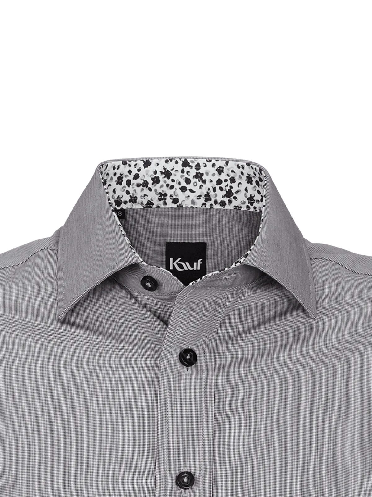 Pisa New Kent manica lunga regular fit grigio con contrasto