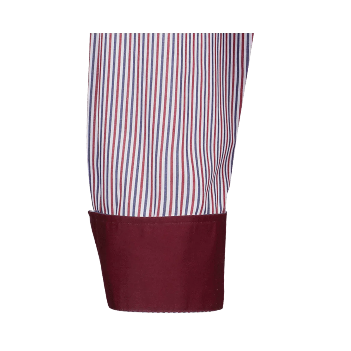 Pisa New Kent Langarm regular fit rot mit Kontrast