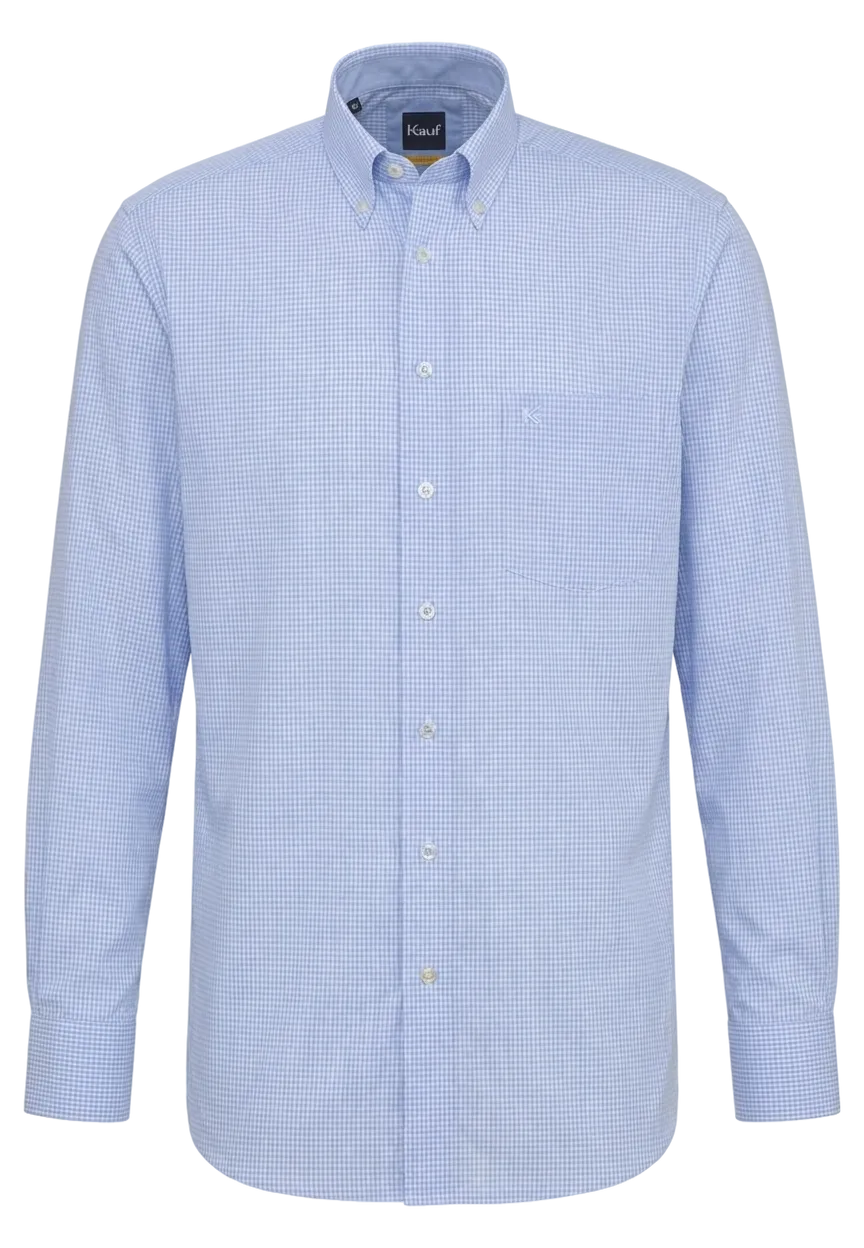 Pisa Button Down Langarm regular fit mit Kontrast