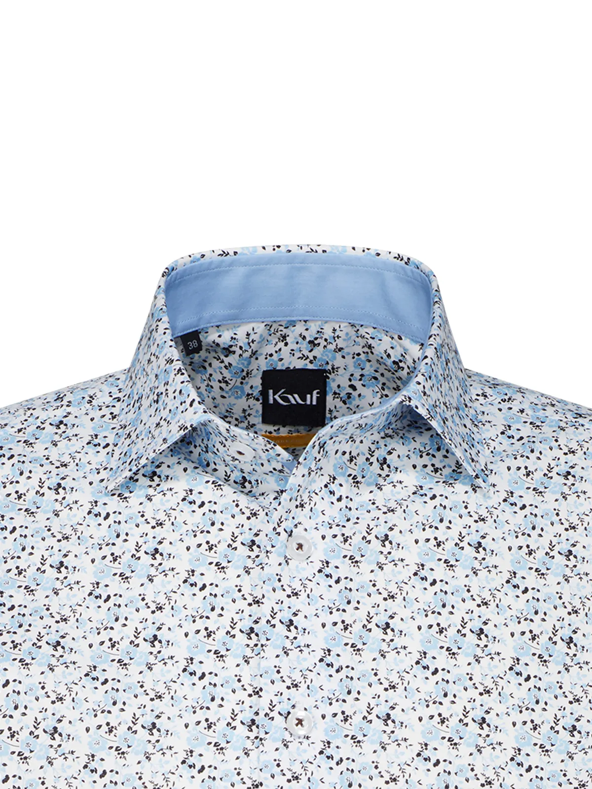 Firenze New Kent modern fit Kurzarm mit Kontrast