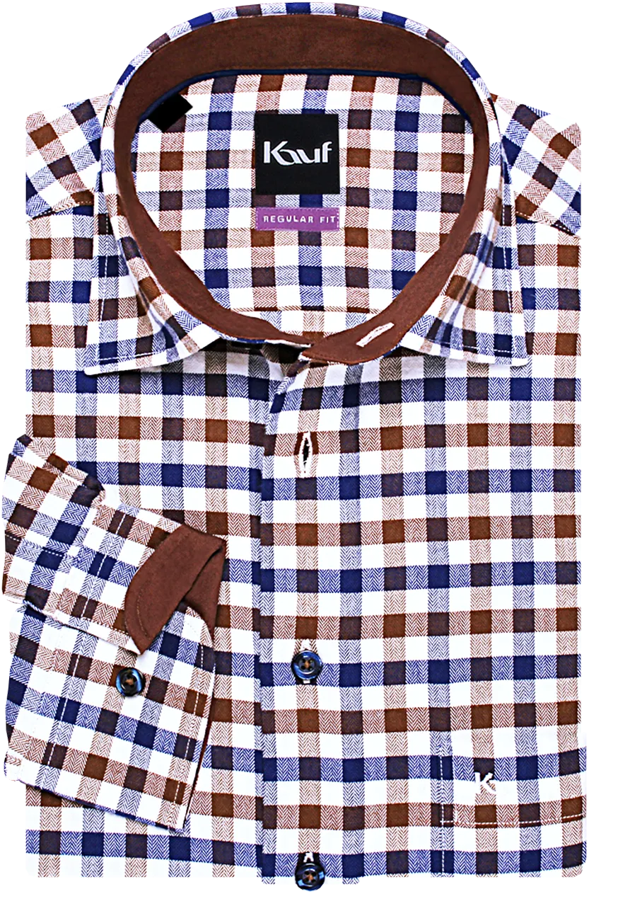 blaues karohemd