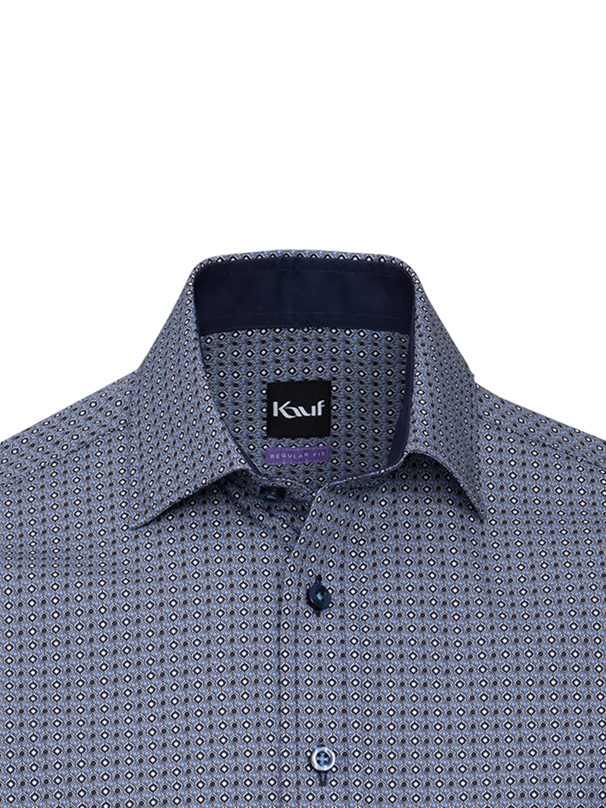 London New Kent Hemd mit Punkten   gemustert von KAUF