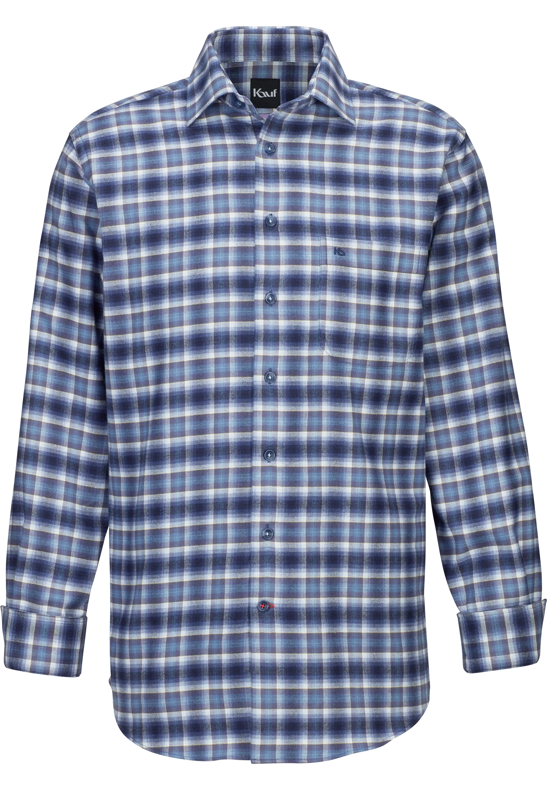herren hemd royalblau