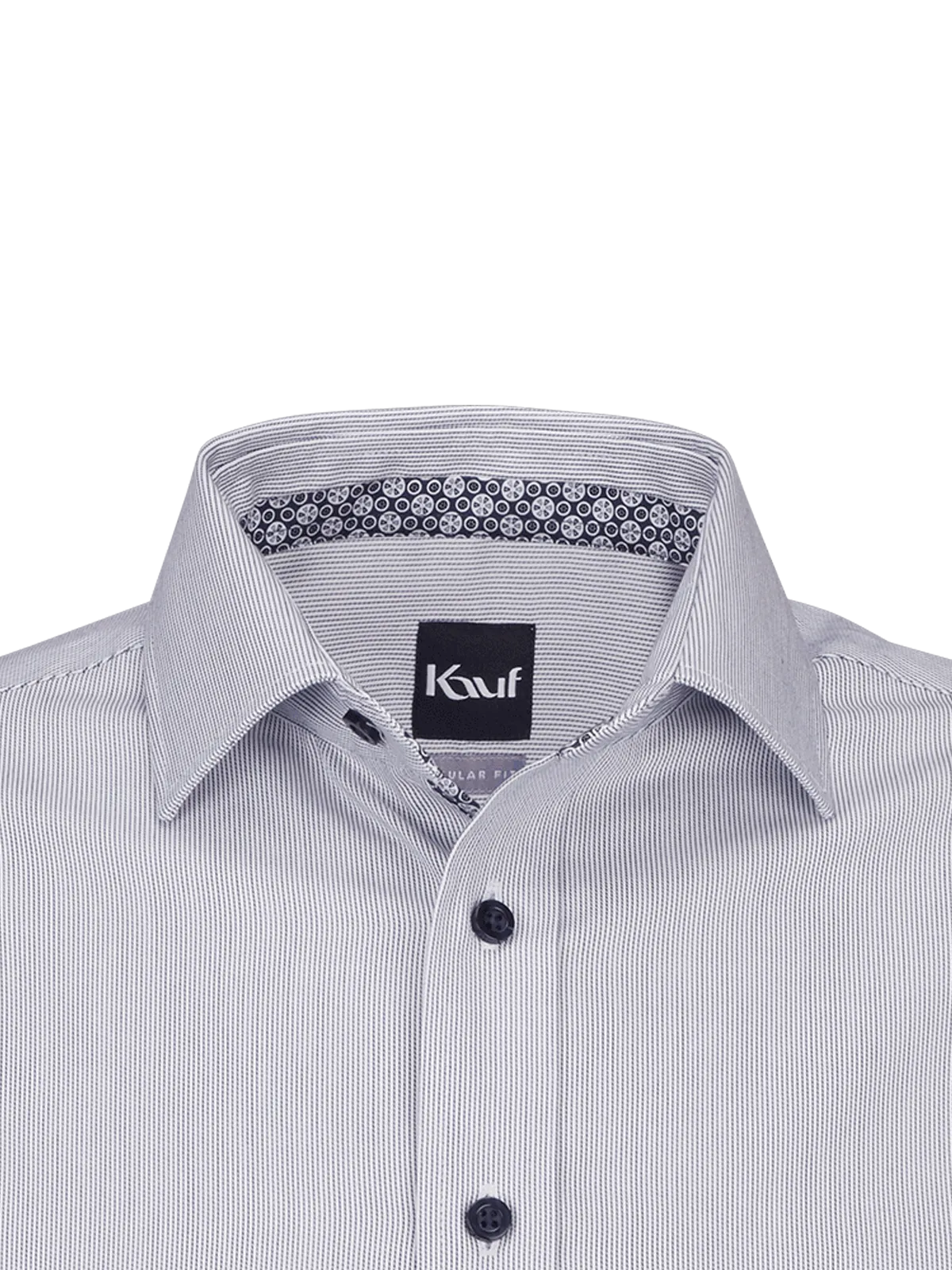 Pisa New Kent long sleeve regular fit blue with contrast