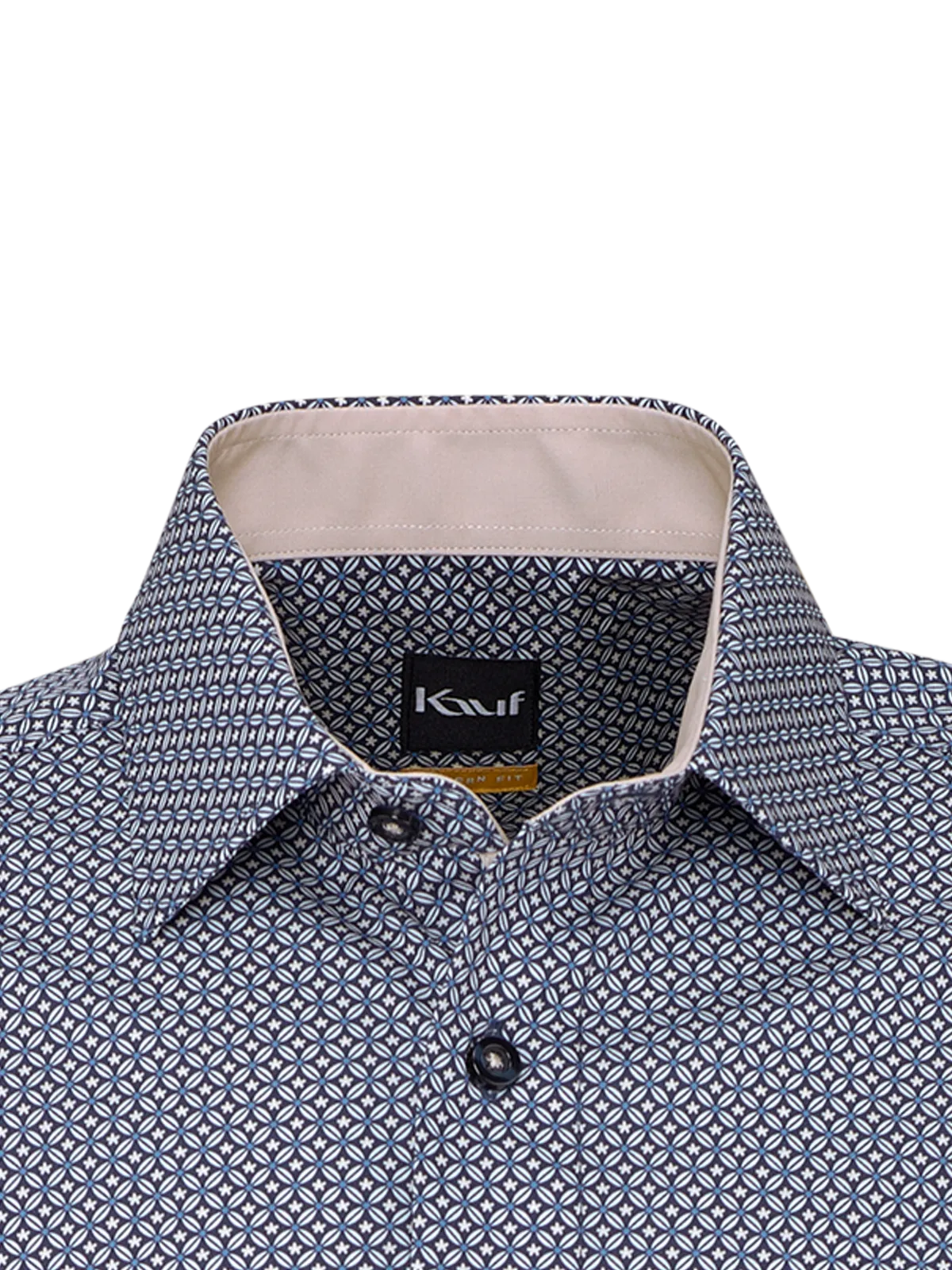 Firenze New Kent Kurzarm modern fit mit Kontrast