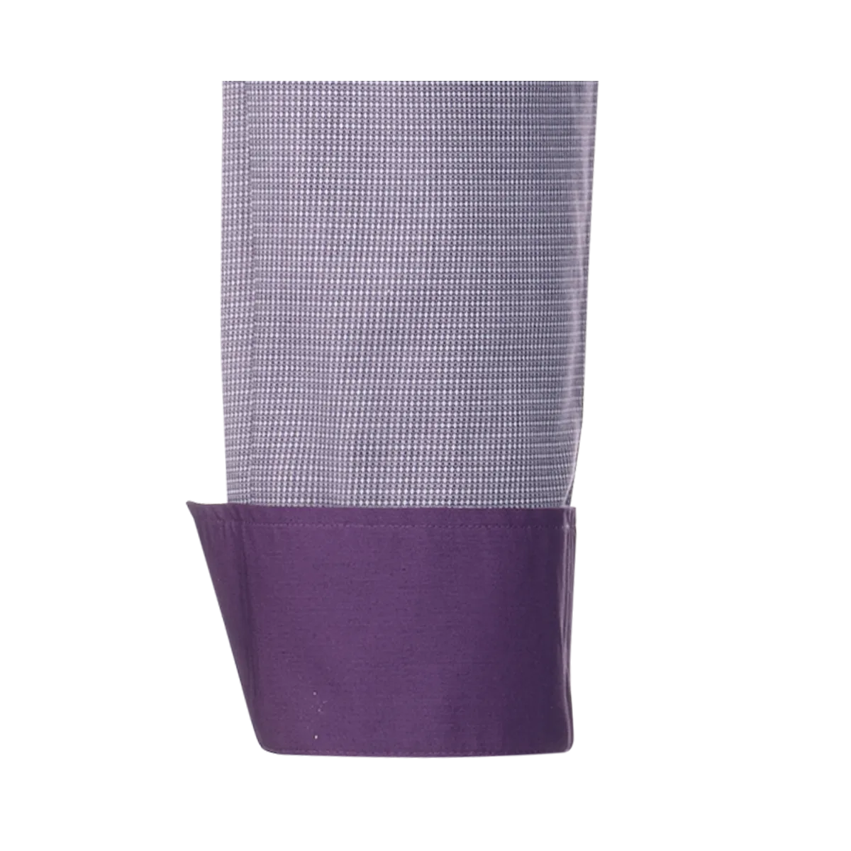 Chemise pour homme Coupe Regular Fit violet foncé à la texture fine
