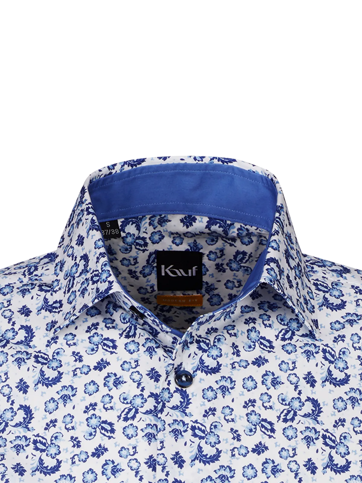 Verona Kent Kurzarm modern fit mit Kontrast