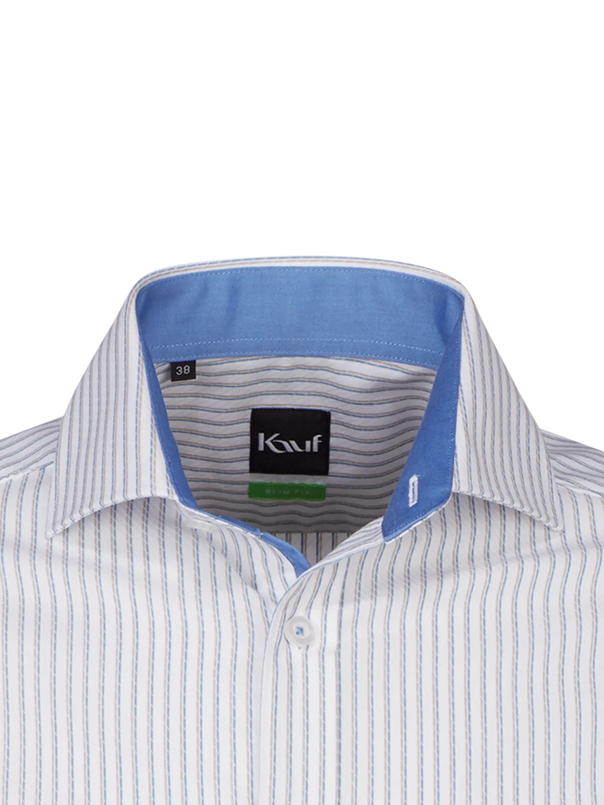 London New Kent Langarm slim fit mit Kontrast