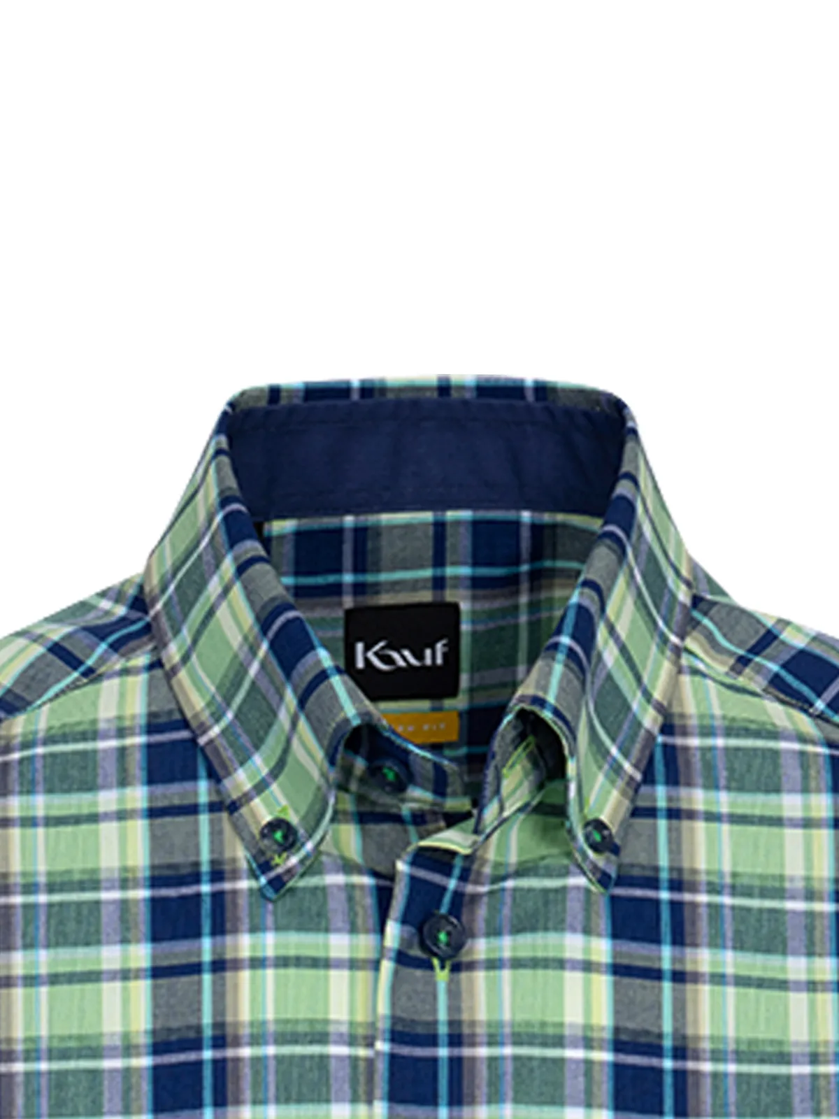 Verona Button Down Kurzarm mit Kontrast