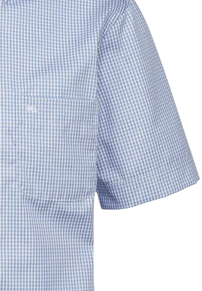 Pisa Button Down Kurzarm regular fit mit Kontrast