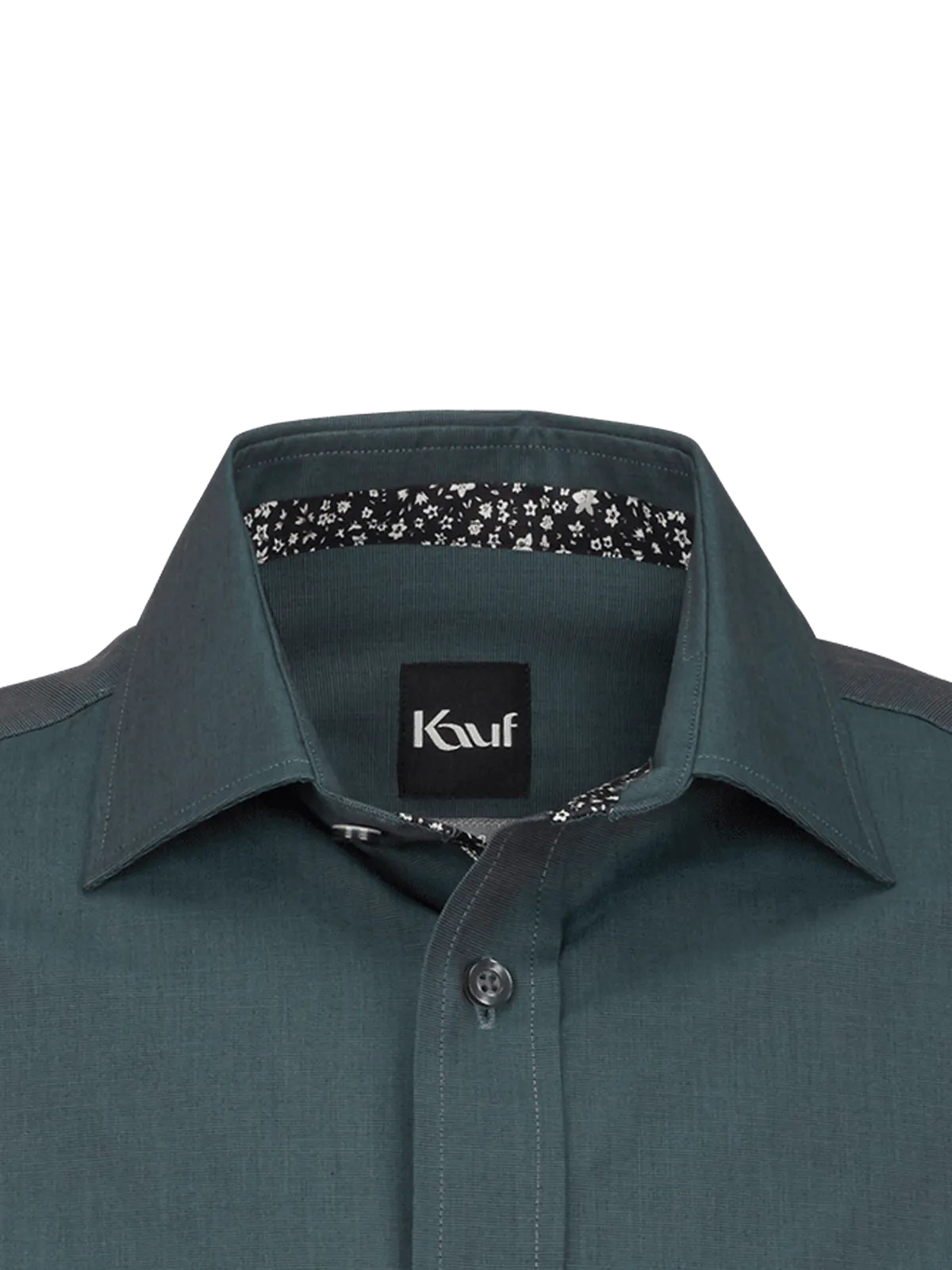 Pisa New Kent Langarm regulr fit grün mit Kontrast