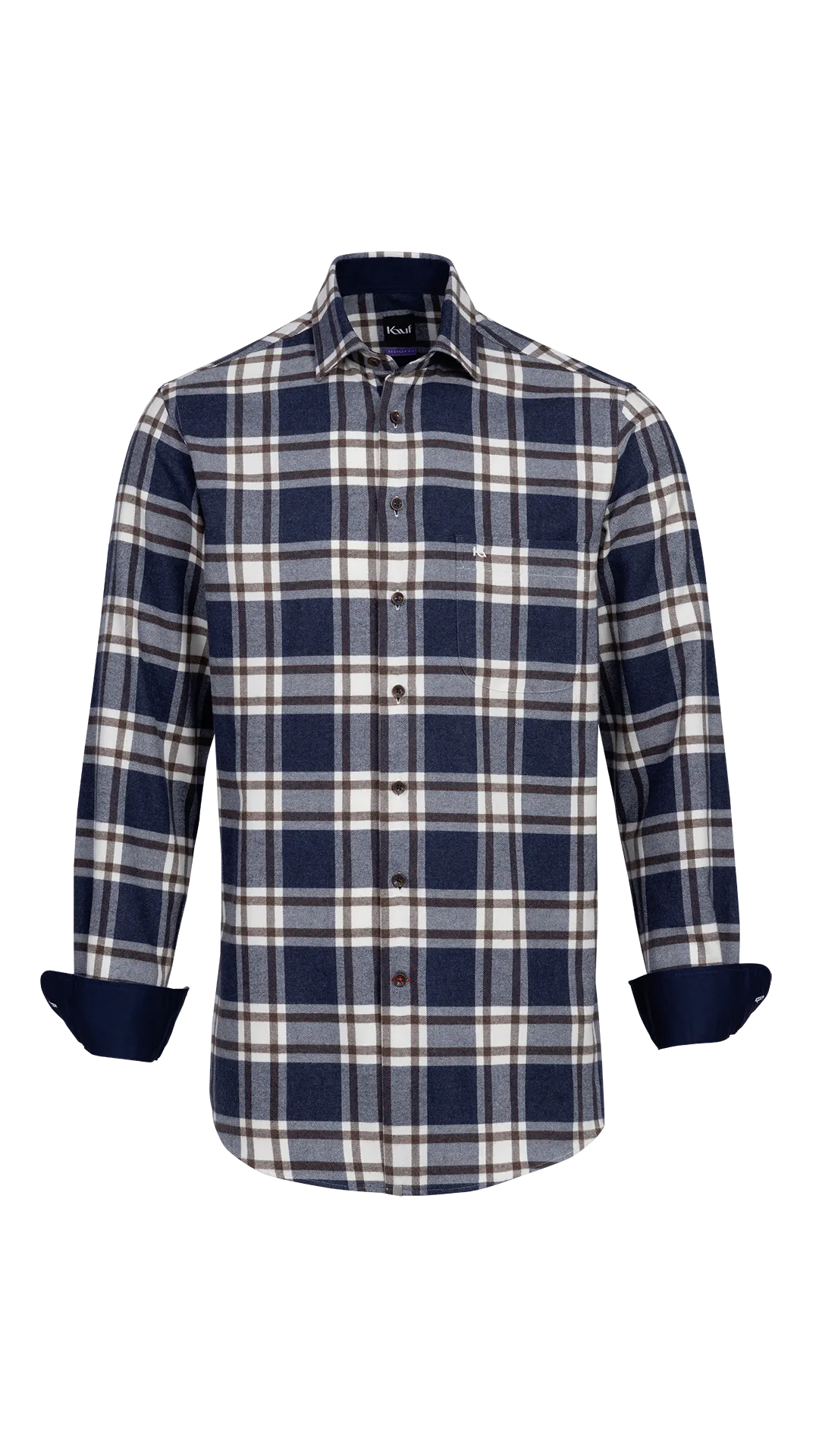 flanellhemd blau kariert