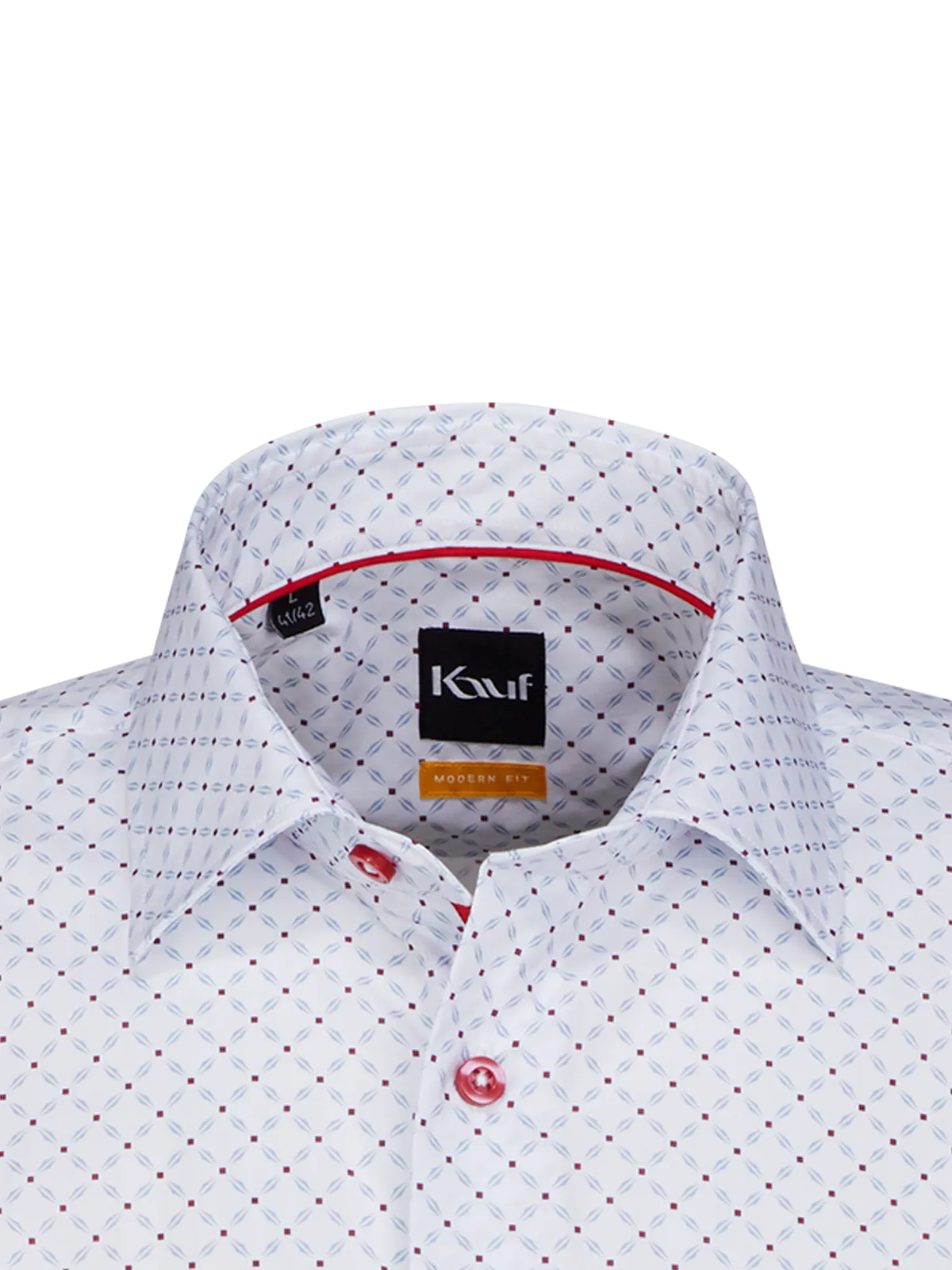 Verona Kent Kurzarm modern fit mit Kontrast