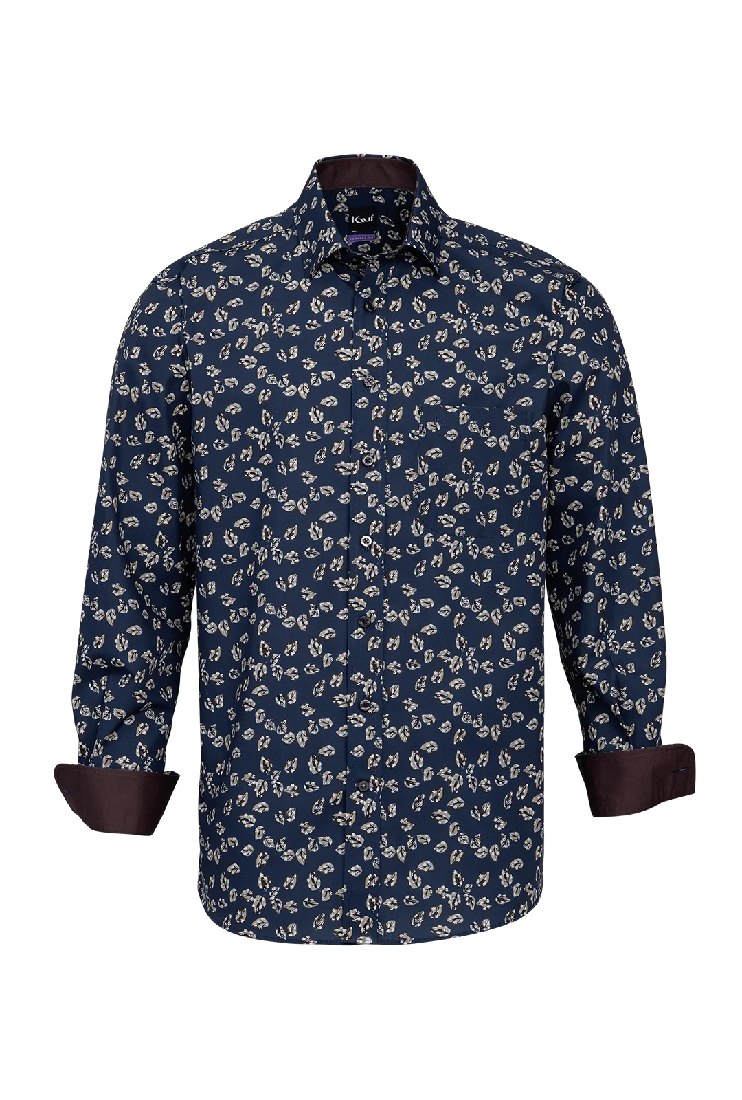 herren hemd blau
