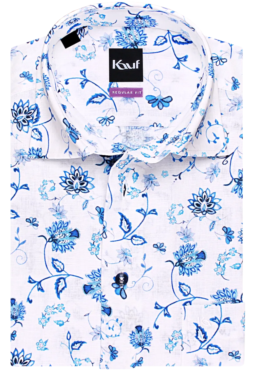 kurzarmhemd blumen