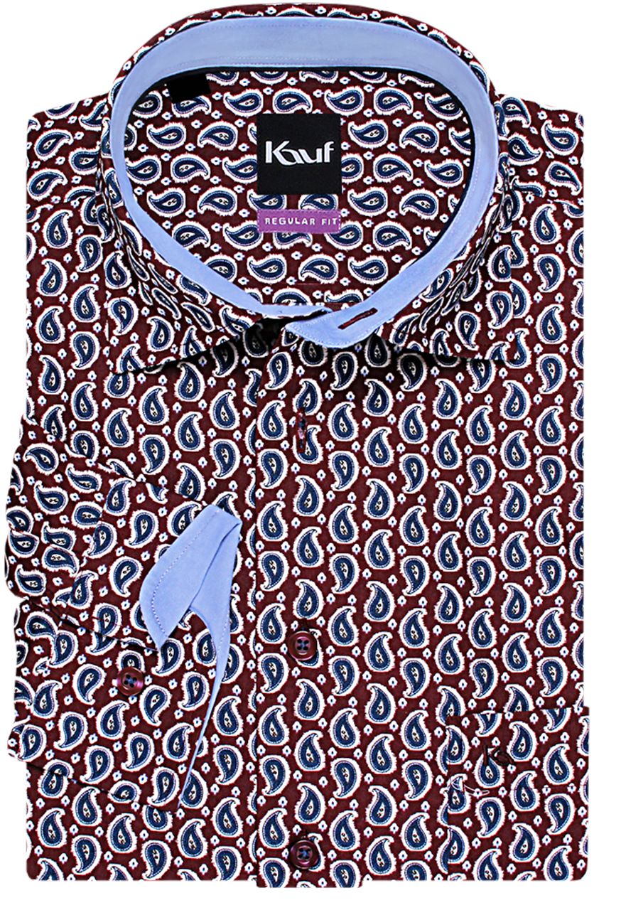 hemd mit paisley muster
