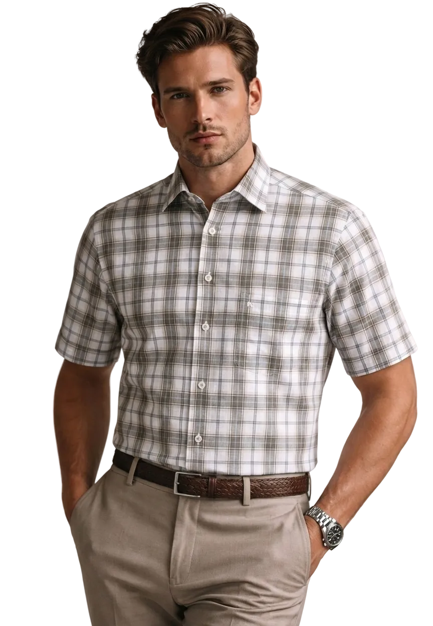 Bari Kent long sleeve regular fit with contrast