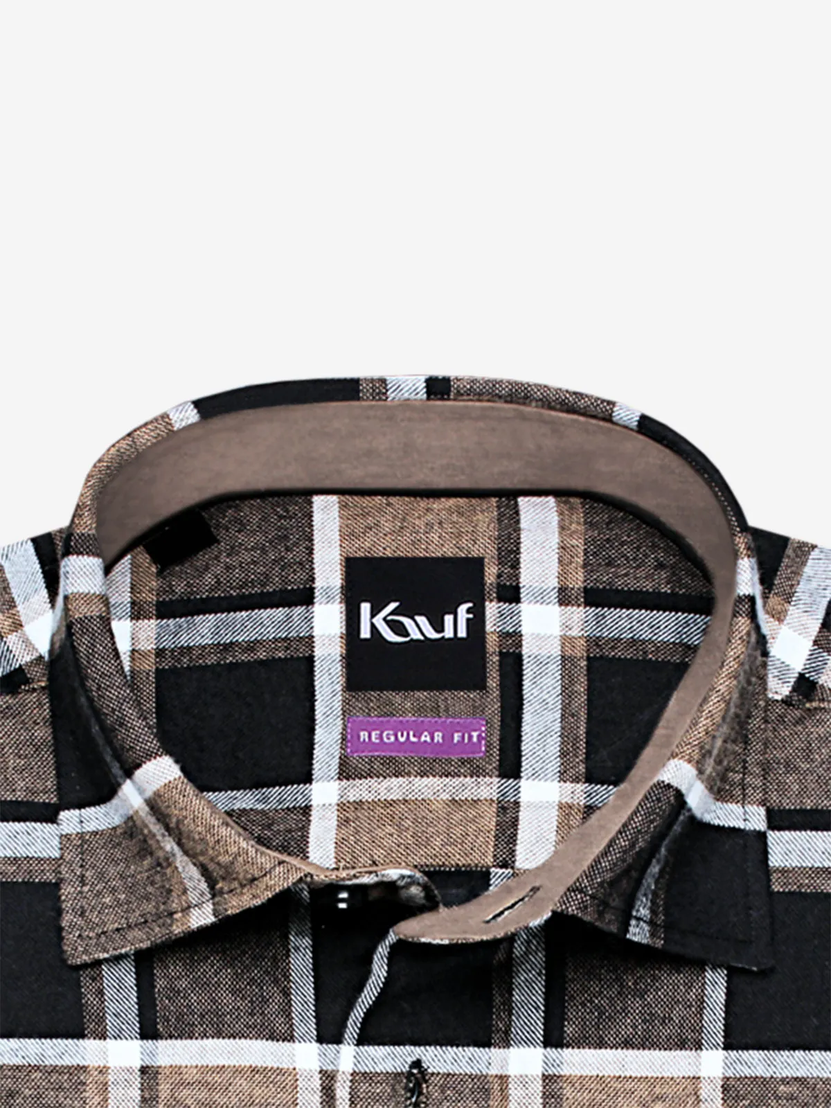 Bari Kent Langarm mit Kontrast in Flanellqualität